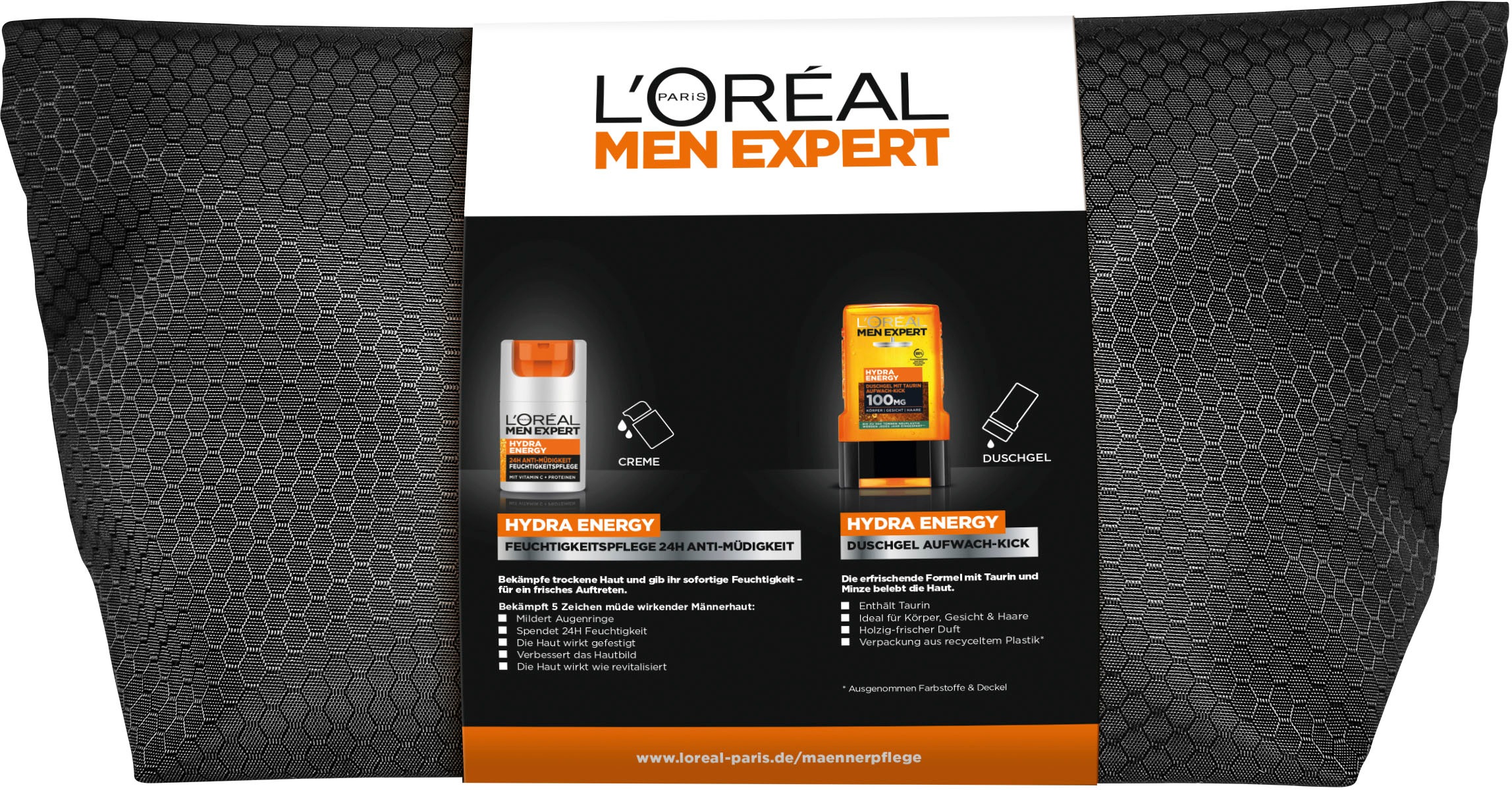 L'ORÉAL PARIS MEN EXPERT Pflege-Set »L'Oréal Men Expert Hydra Energy Bestseller Bag«