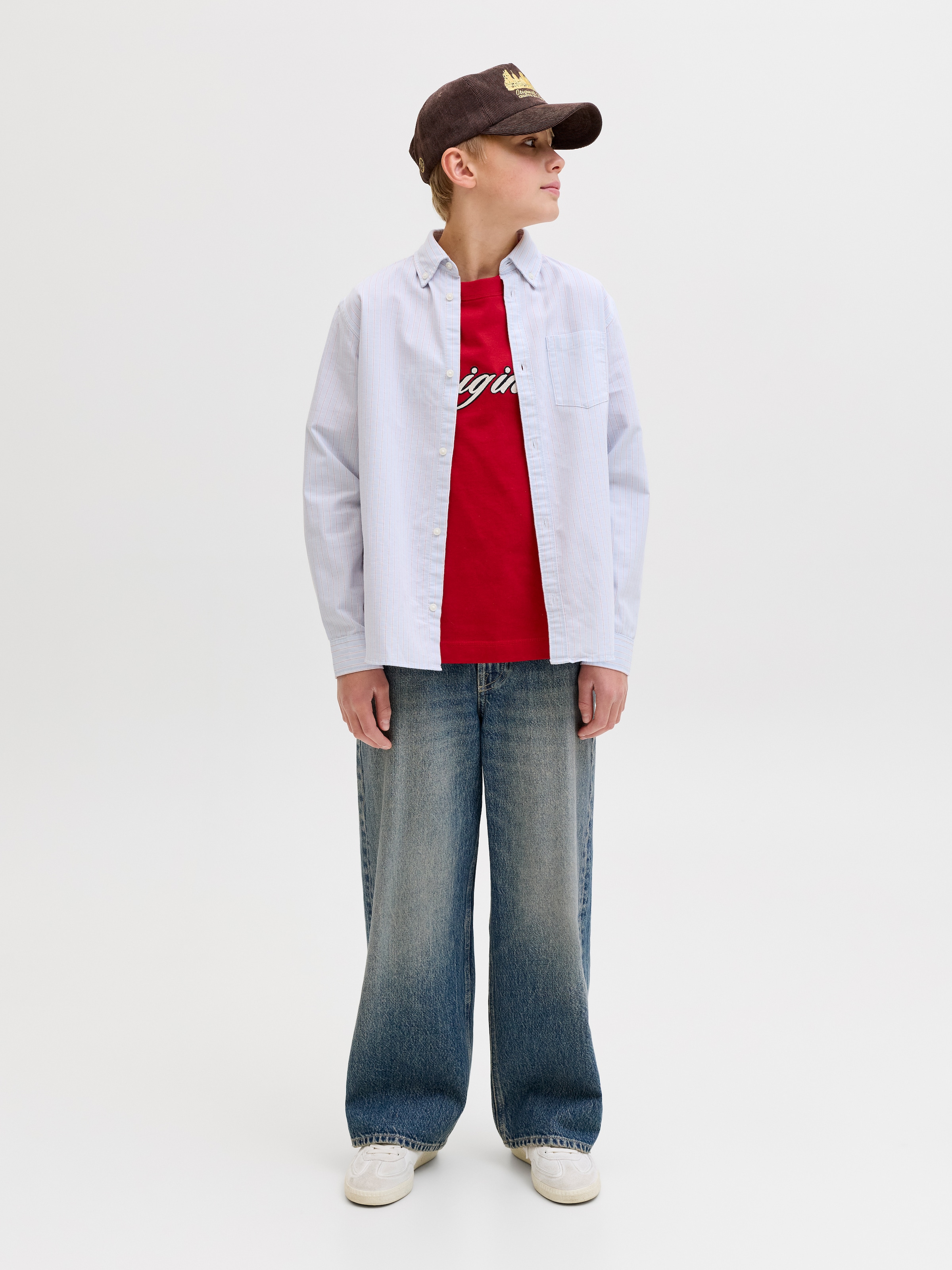 Jack & Jones Junior T-Shirt »JORNANTUCKET EMB TEE SS CREW NECK JNR«