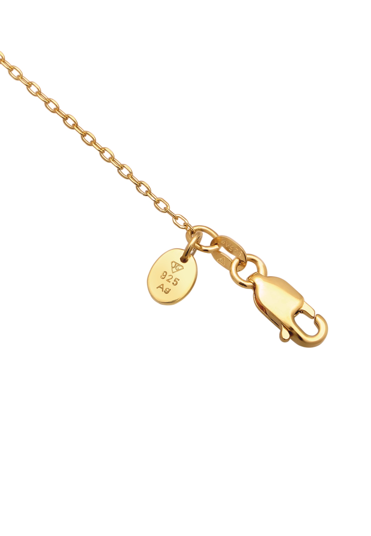 Elli Premium Silberkette »Halskette Tropfen Zirkonia Synthetischer Smaragd 925 Sterling Silber«