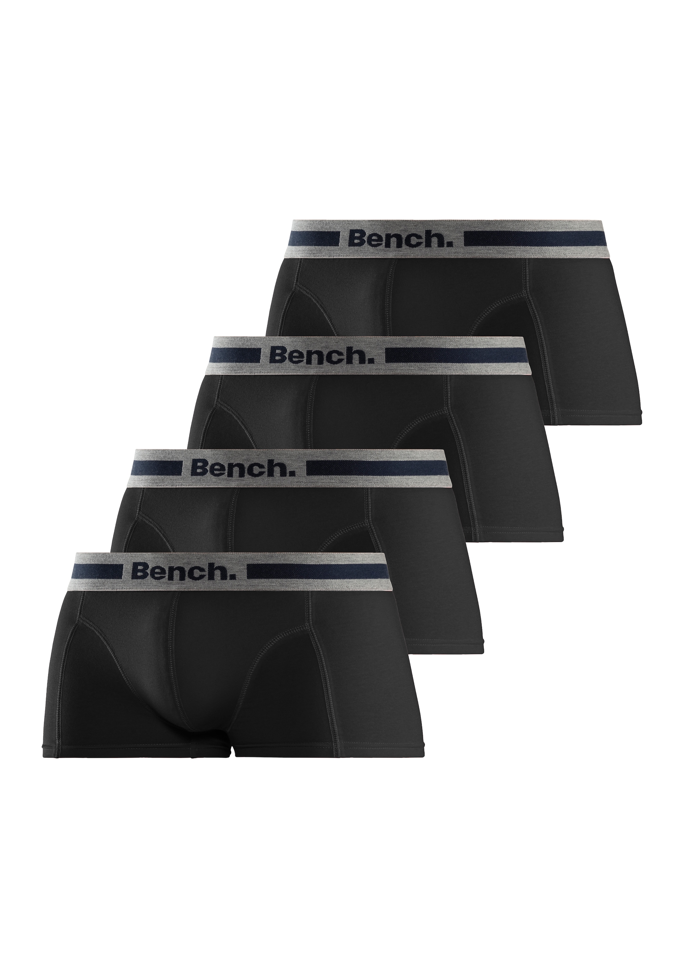 Bench. Hipster, (Packung, 4 St.), knapp sitzende Boxershorts aus Baumwollmischung