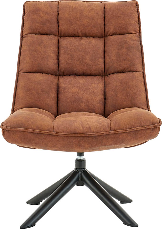 andas Drehsessel »Wanja«, mit Metallgestell und Samtvelours Bezug, Sitzhöhe 47 cm, Relaxsessel