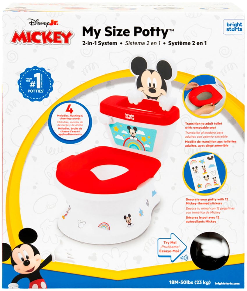 Bright Starts Toilettentrainer »My Size Potty - Disney Mickey Maus« mit Sound