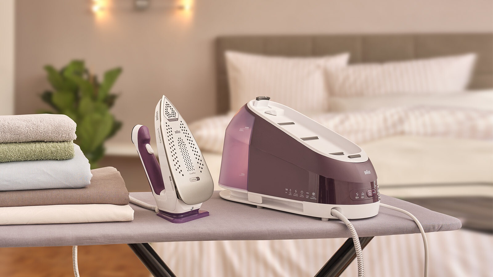 Braun Dampfbügelstation »CareStyle 5 IS 5247 VI«, weiß/violett
