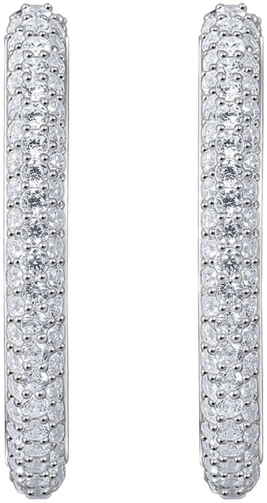 THOMAS SABO Paar Creolen »Schmuck Silber 925 Ohrringe, CR732-051-14«, mit Zirkonia (synth.)