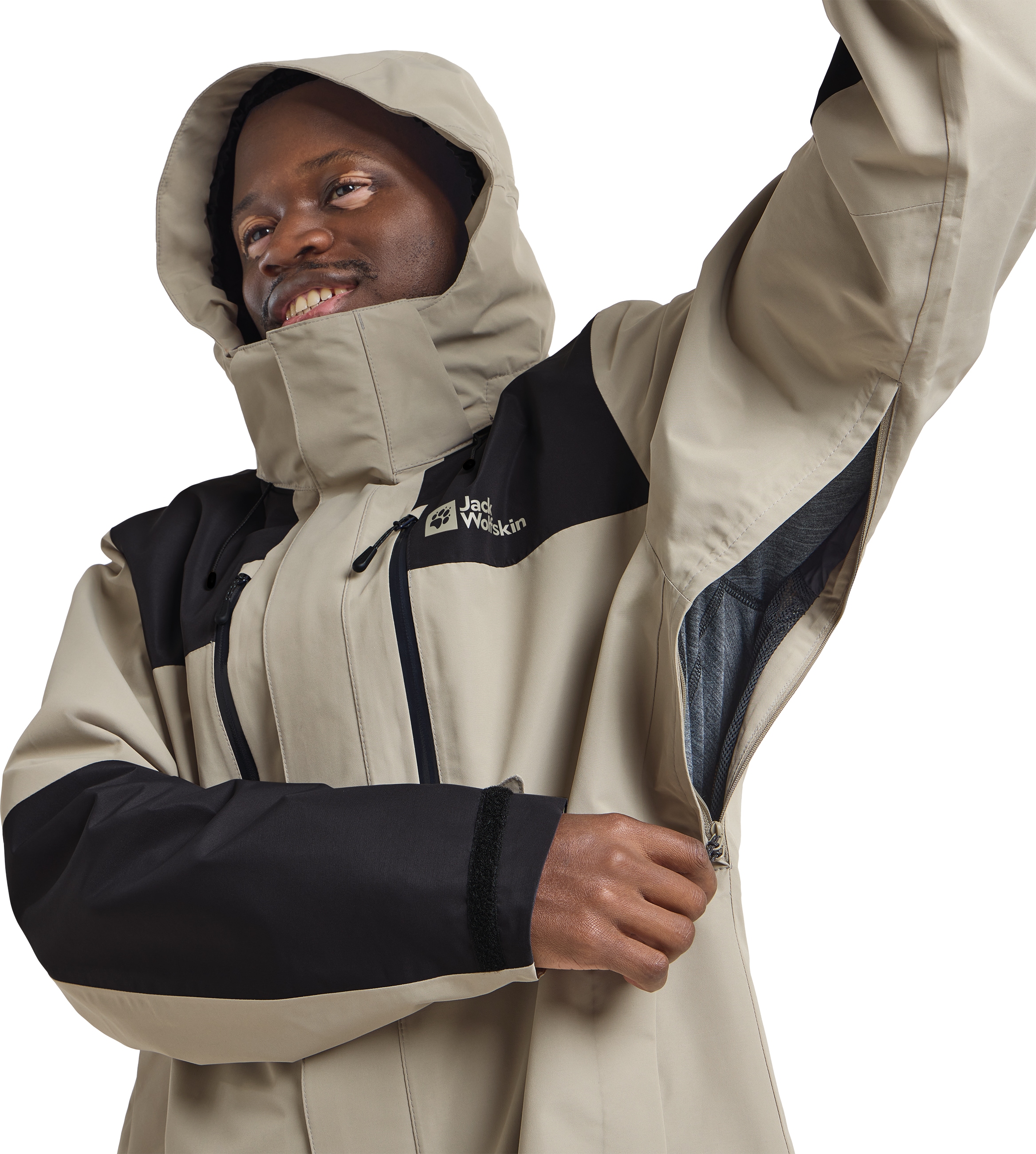 Jack Wolfskin Funktionsjacke »JASPER 2L JKT M«, mit Kapuze, wasserdicht, winddicht, atmungsaktiv