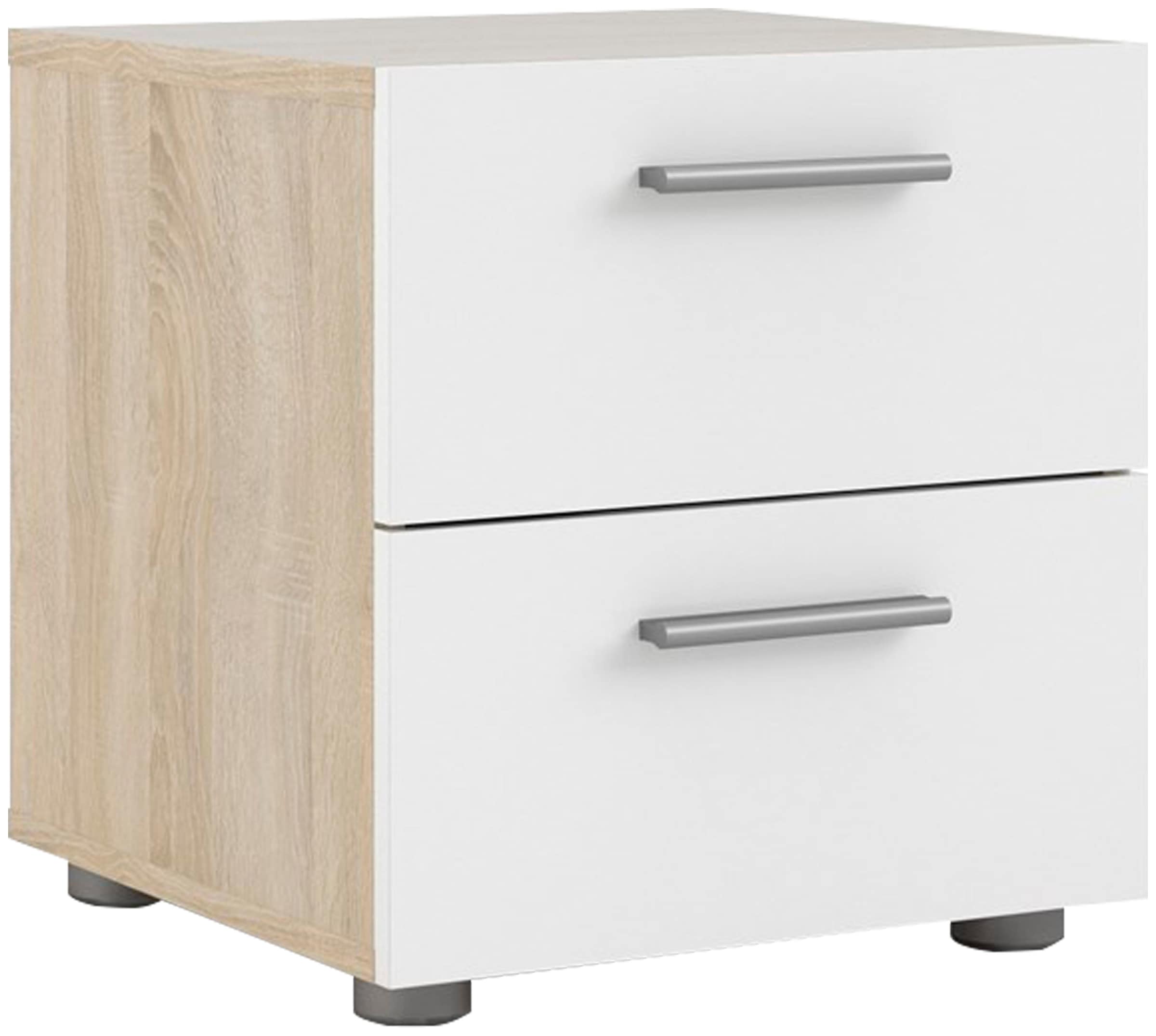 INOSIGN Nachtkommode »Pepe, Nachttisch, Nachtschrank, Beistelltisch,« mit 2 Schubläden, Breite 40, Höhe 42 cm