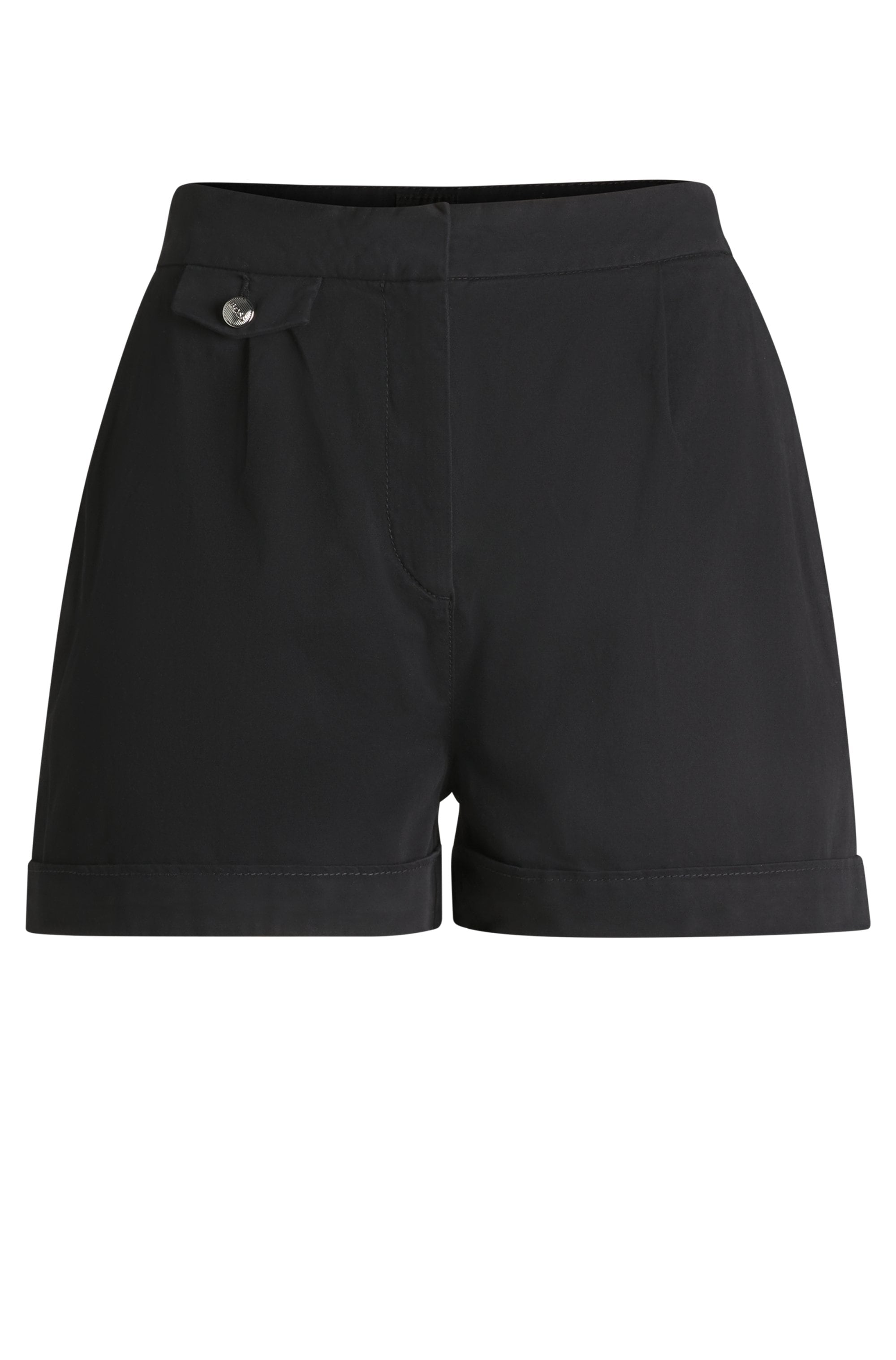 BOSS ORANGE Shorts »Taschi Premium Damenmode«, mit BOSS Metall Logo