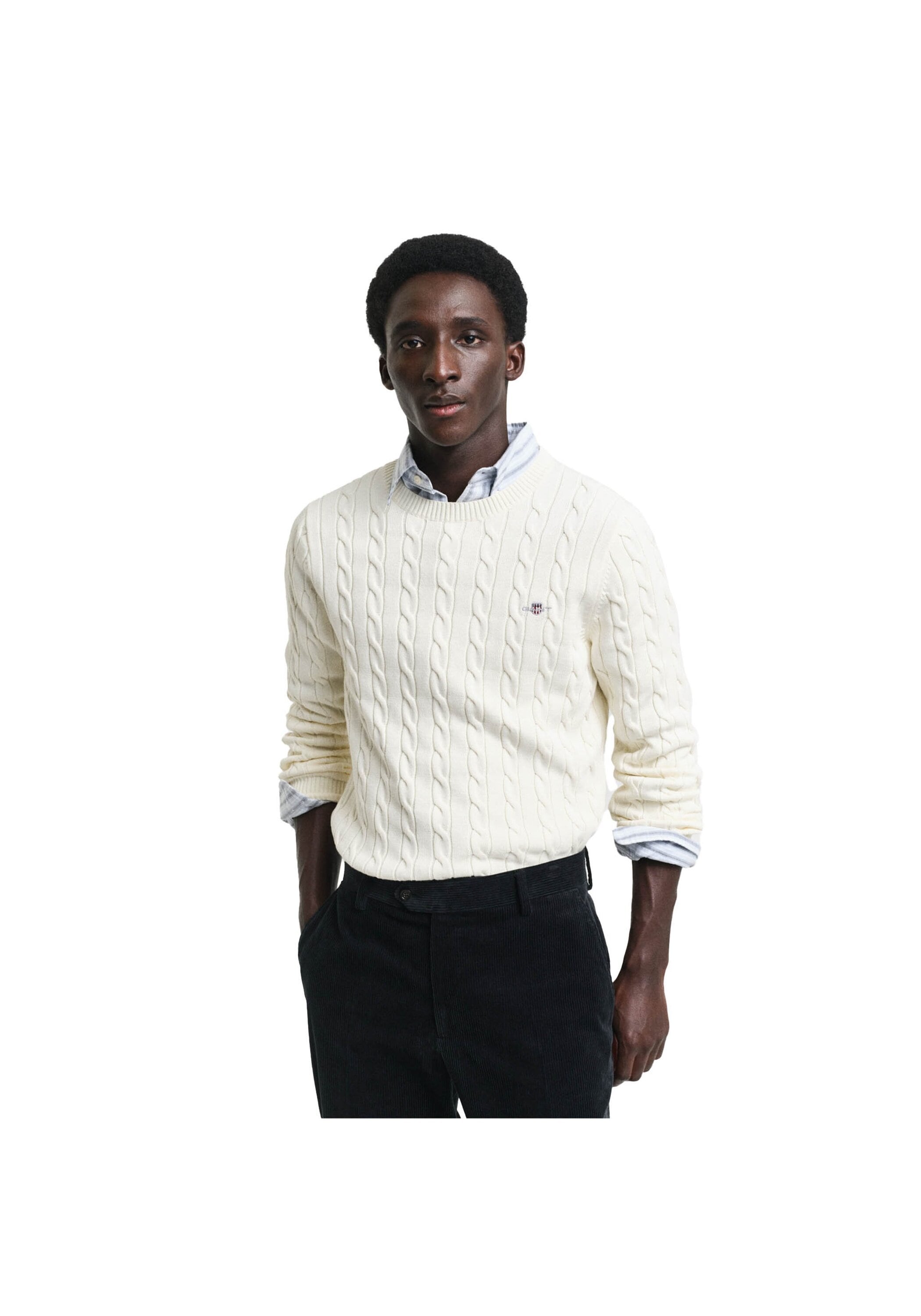 Gant Sweater »Strickpullover COTTON CABLE C-NECK«