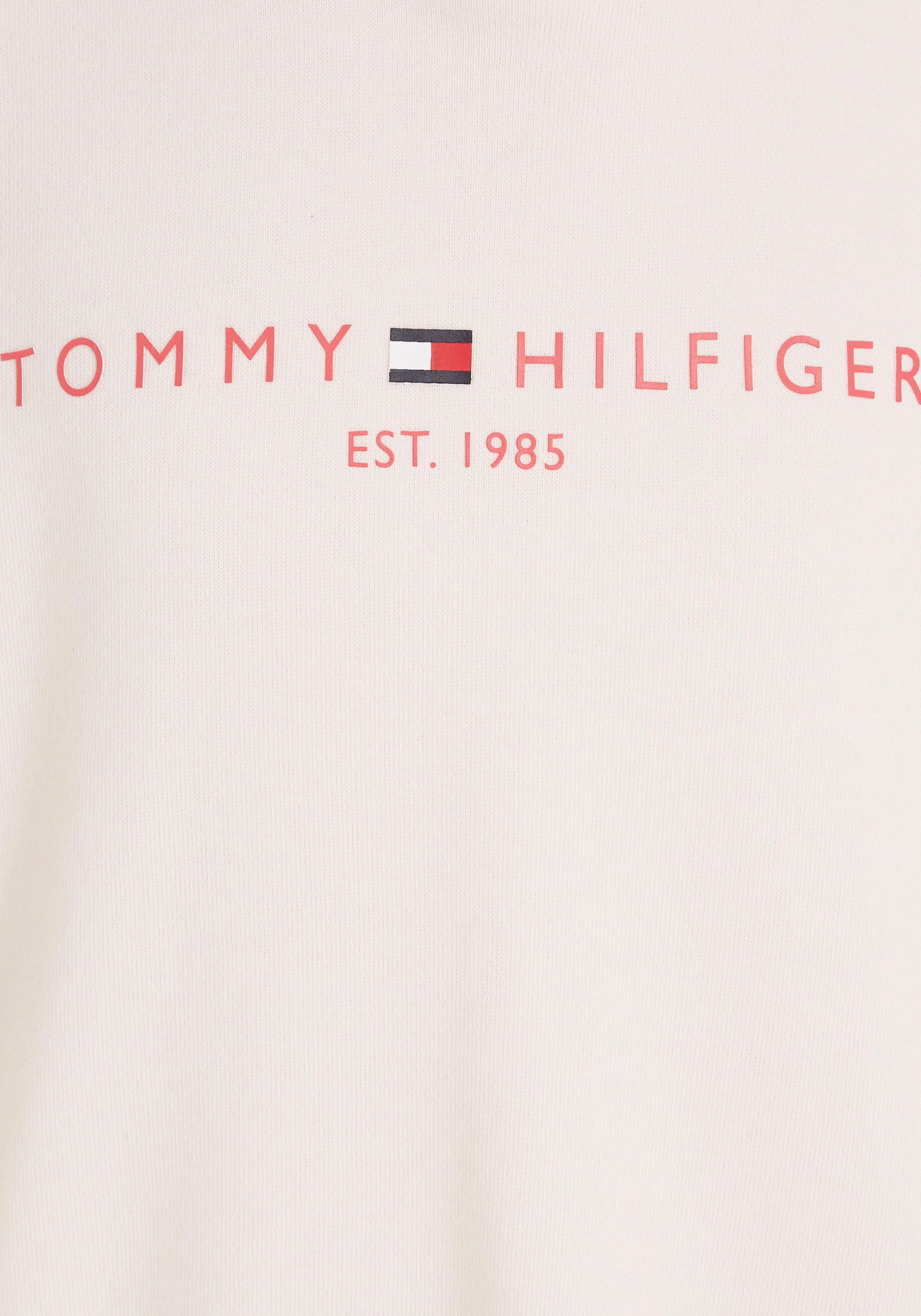 S/S«, Tommy HOODIE »ESSENTIAL kurzen Ärmeln DRESS Sweatkleid bei Hilfiger ♕ mit