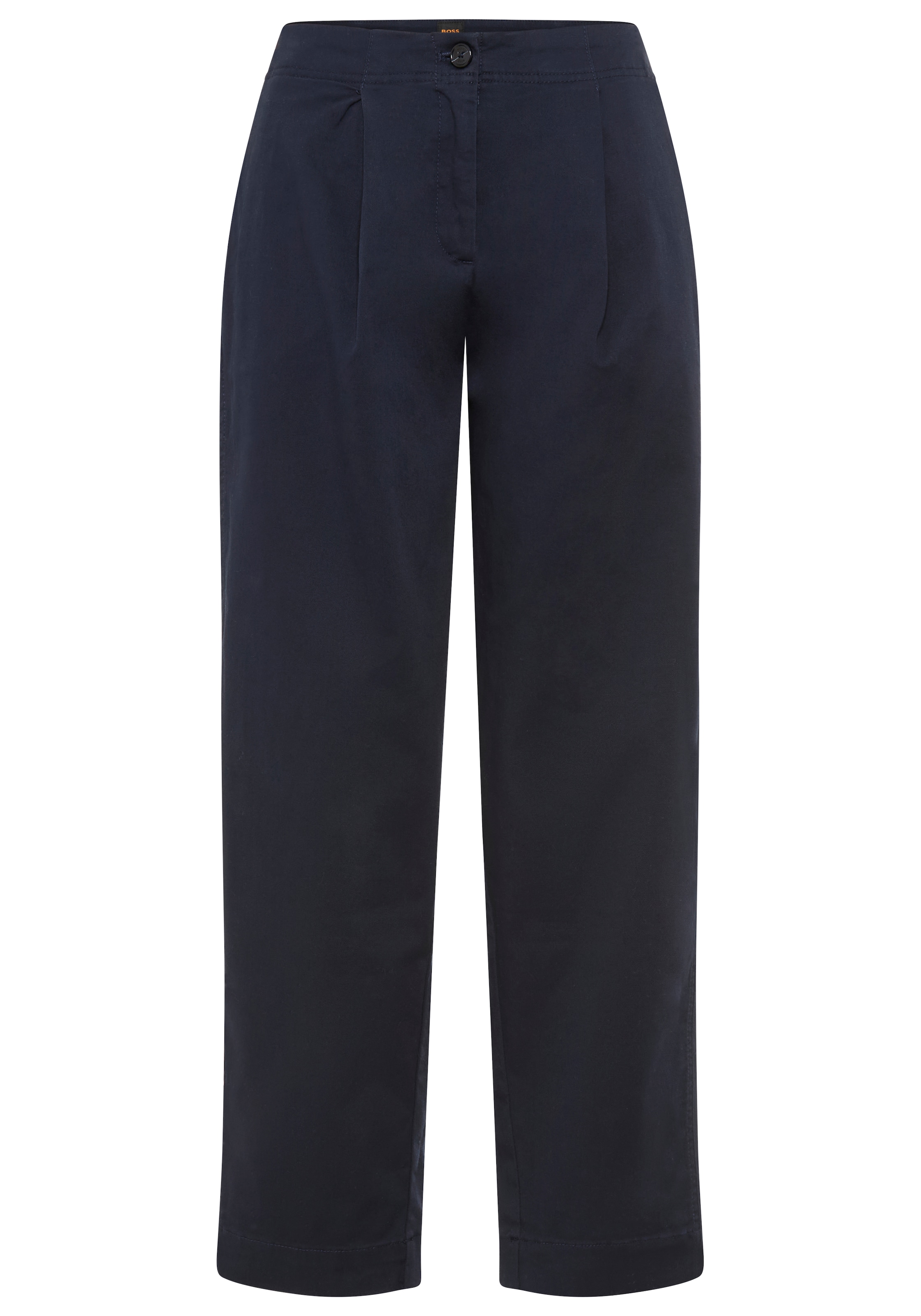 BOSS ORANGE Chinohose »Taquina Premium Damenmode«  in lockerer Passform, Barrel Fit