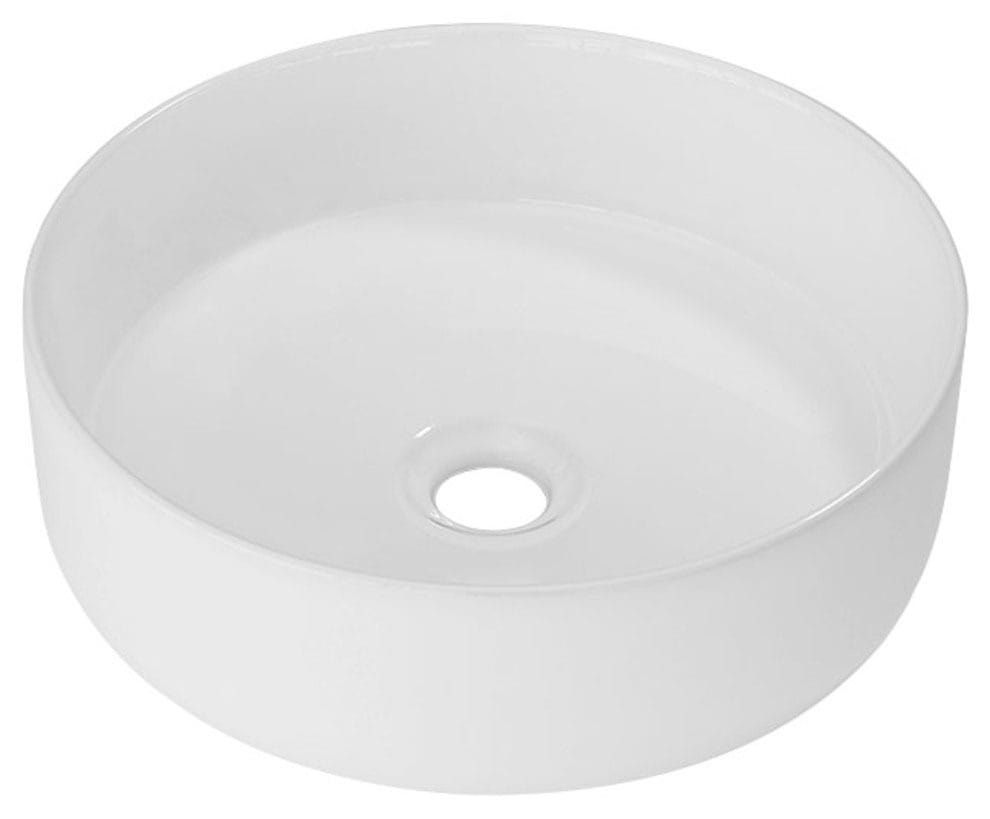 welltime Aufsatzwaschbecken »Biella«, mit Überlauf, rund, 46 cm, Durchmesser