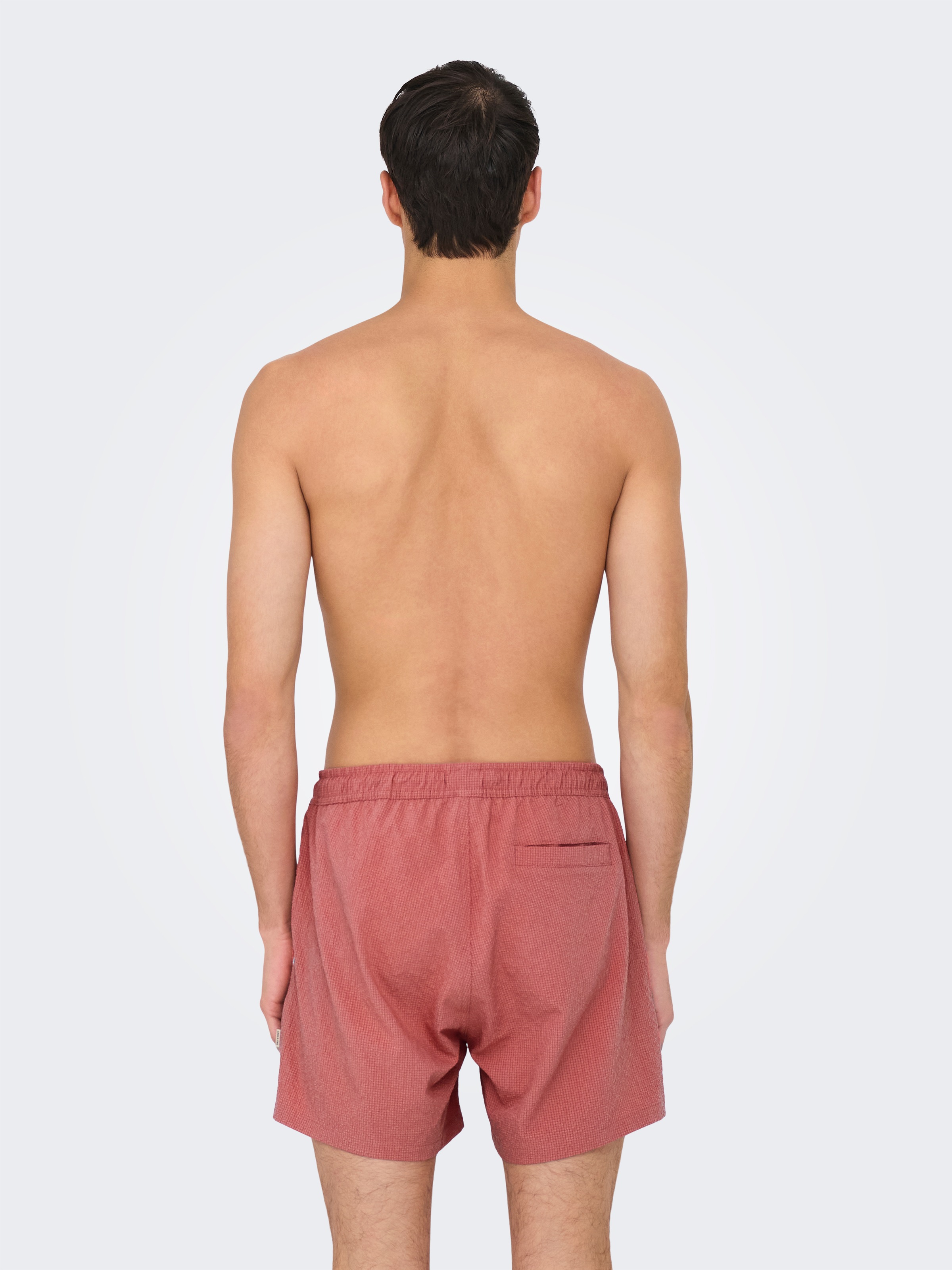 ONLY & SONS Badeshorts »ONSTED LIFE SOLID SEERSUCKER SWIM NOOS«