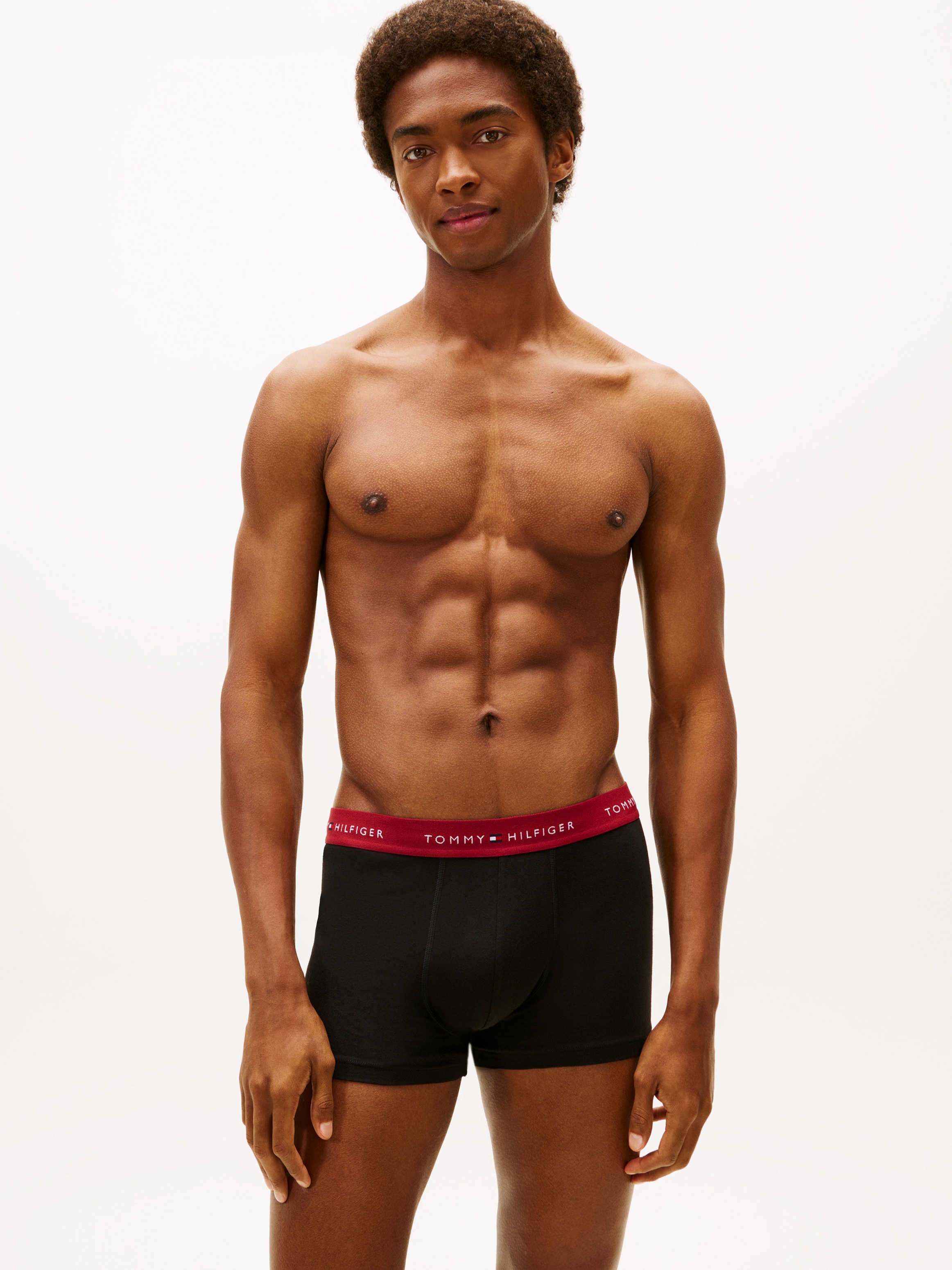 Tommy Hilfiger Underwear Trunk »5P TRUNK WB« Packung, 5er, 5 Stk. tlg., mit Tommy Hilfiger Logo-Elastikbund, Signature Kollektion