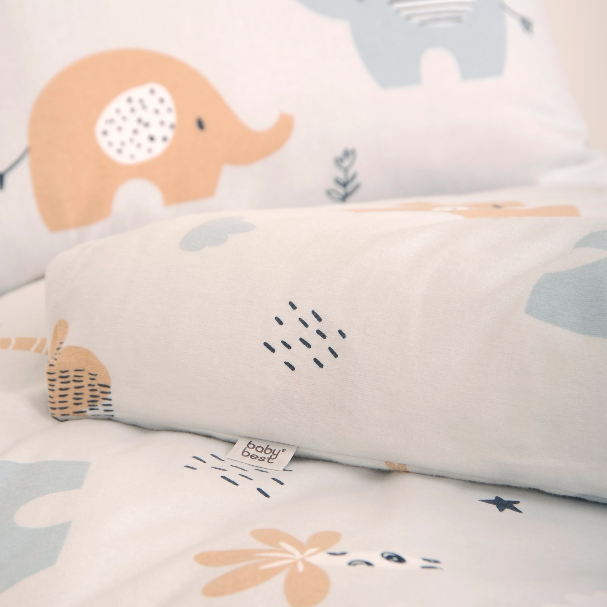 Baby Best Babybettwäsche »BabyBest Elephant«, Flanellbettwäsche