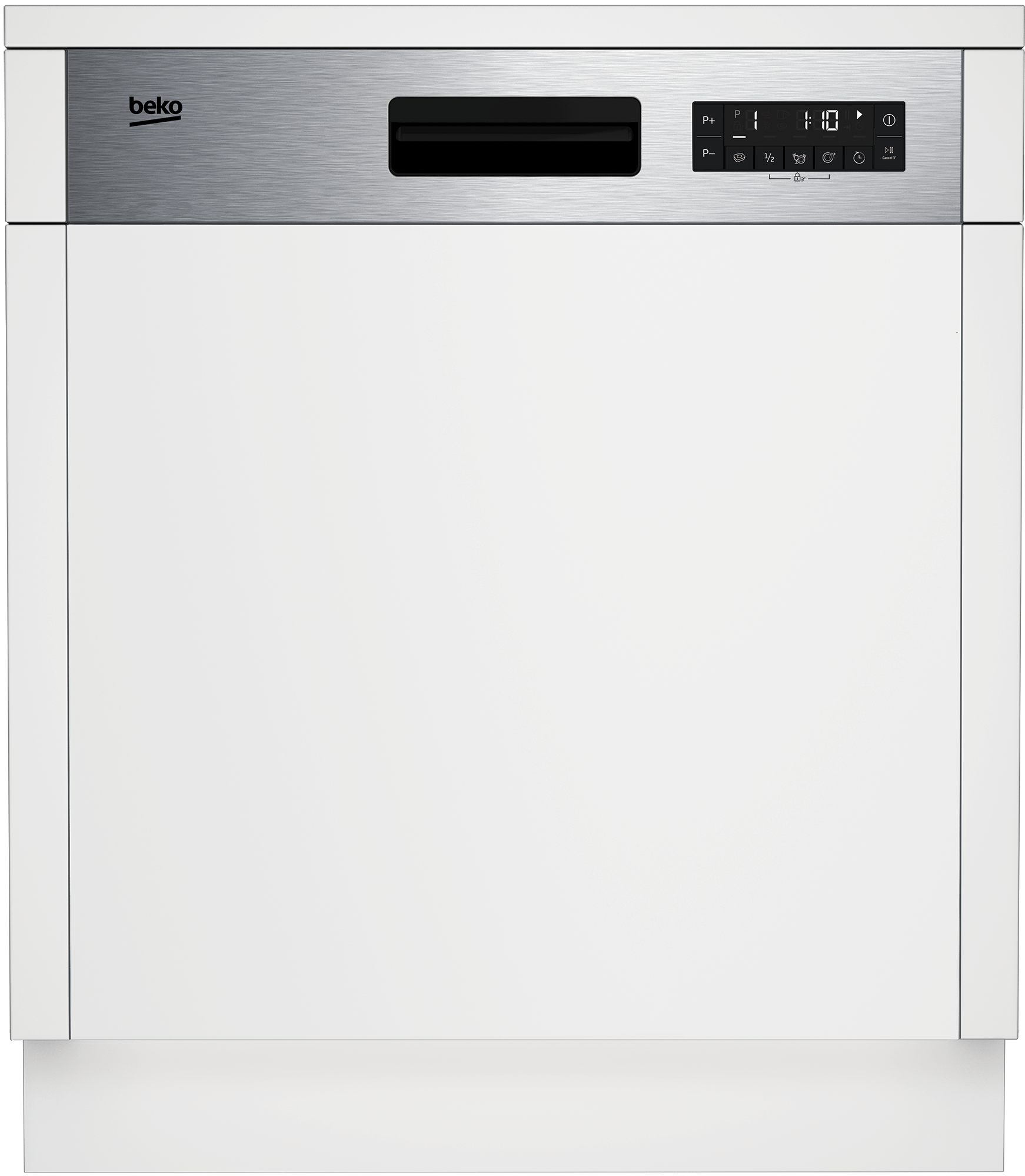 BEKO teilintegrierbarer Geschirrspüler »BDSN25530X 7623991677«, 15 Maßgedecke, Watersafe+