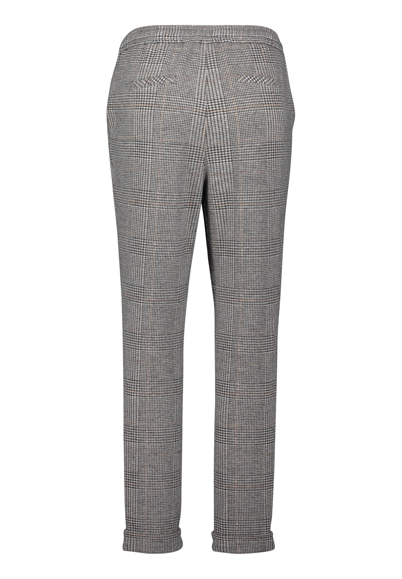 Betty&Co Stoffhose »Karo-Hose mit Bindegürtel«