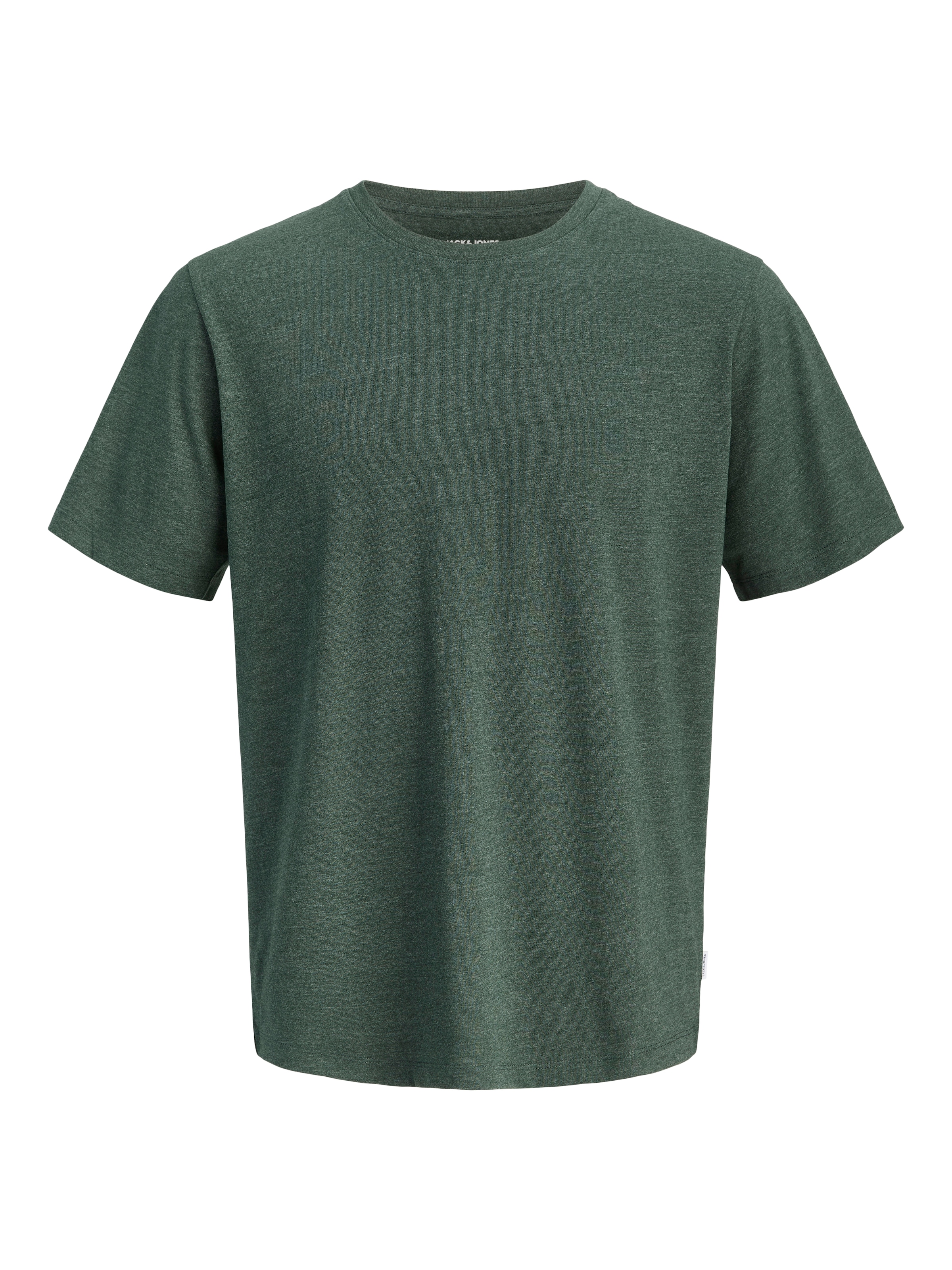 Jack & Jones Rundhalsshirt »JJEORGANIC MELANGE TEE SS O-NECK NOOS« Baumwollmischung, regular fit