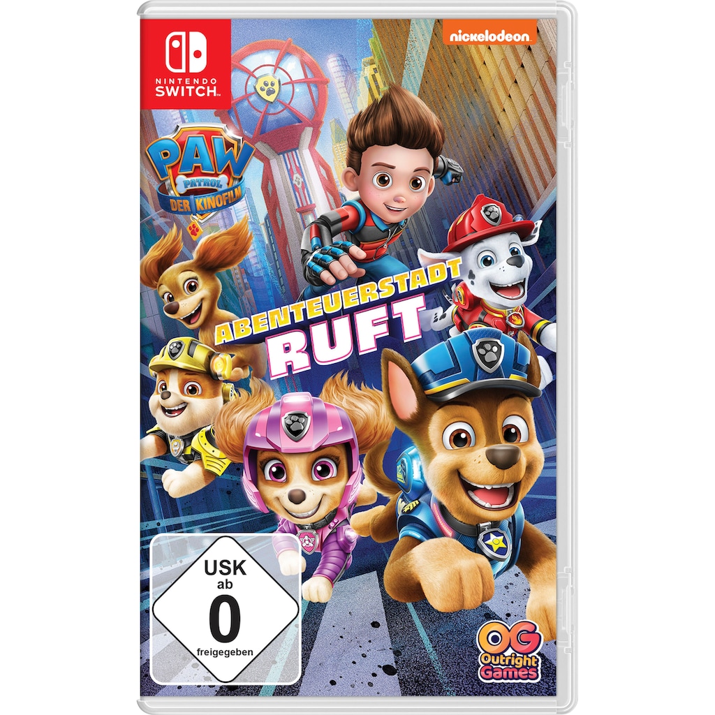 Bandai Spielesoftware »PAW Patrol - Der Kinofilm Abenteuerstadt ruft«, Nintendo Switch