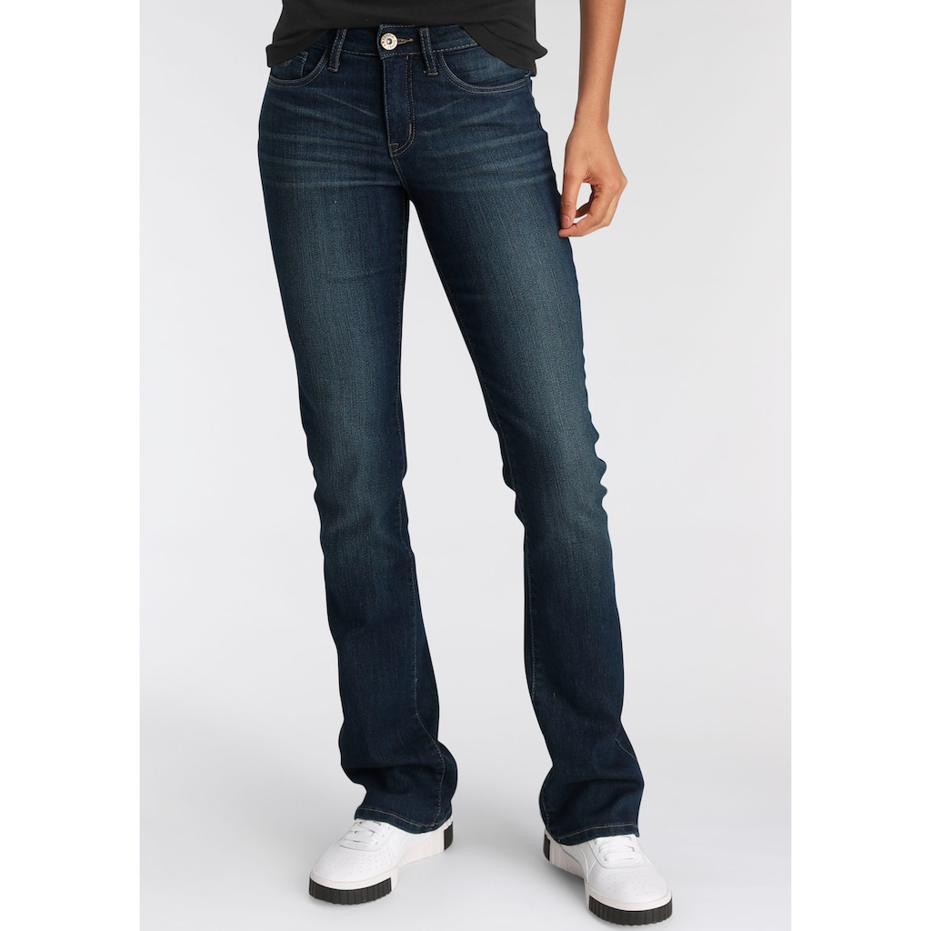 Arizona Bootcut-Jeans »Baby-Boot«, Mid Waist