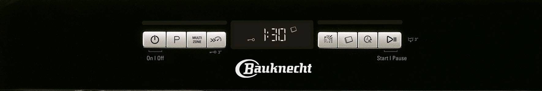 BAUKNECHT Unterbaugeschirrspüler »BUO 3O41 PLT X«, 14 Maßgedecke