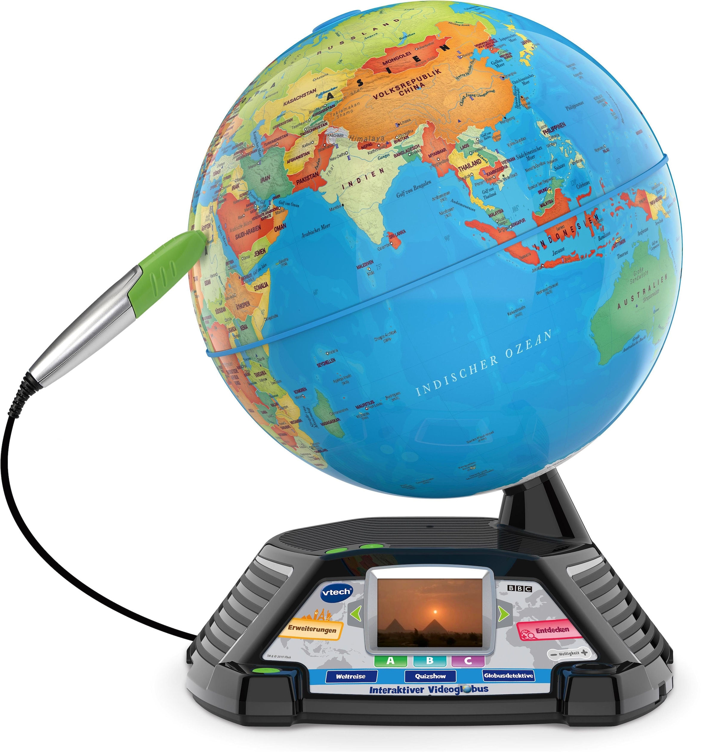 Vtech® Globus »School & Go, Interaktiver Videoglobus«