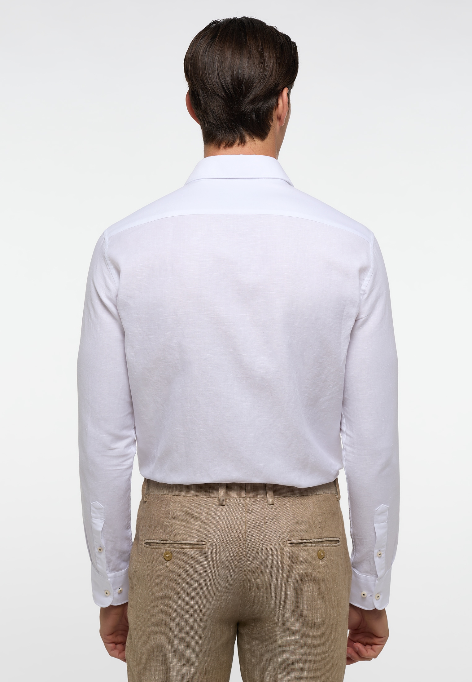 Eterna Langarmhemd »SLIM FIT« EASY IRON (bügelleicht)