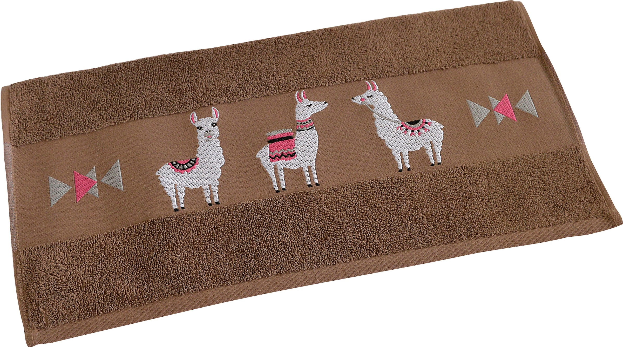 Dyckhoff Handtücher »Lama« mit trendiger Lamabordüre