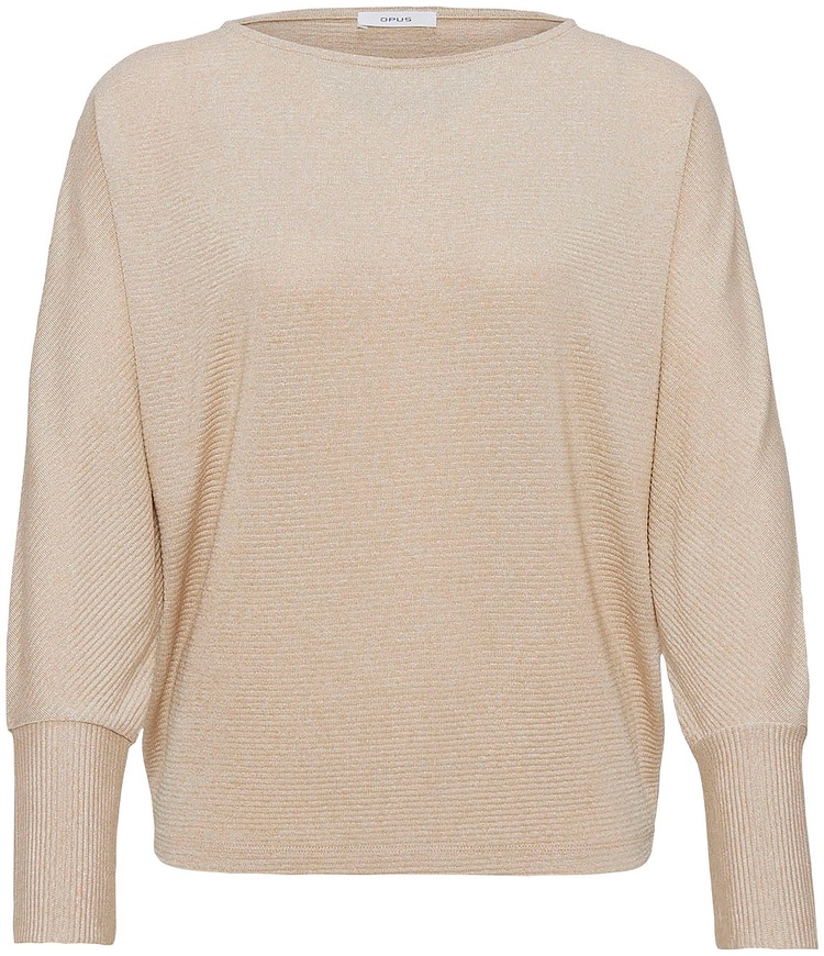 Langarmshirt, mit hohen Rippbündchen an Ärmeln