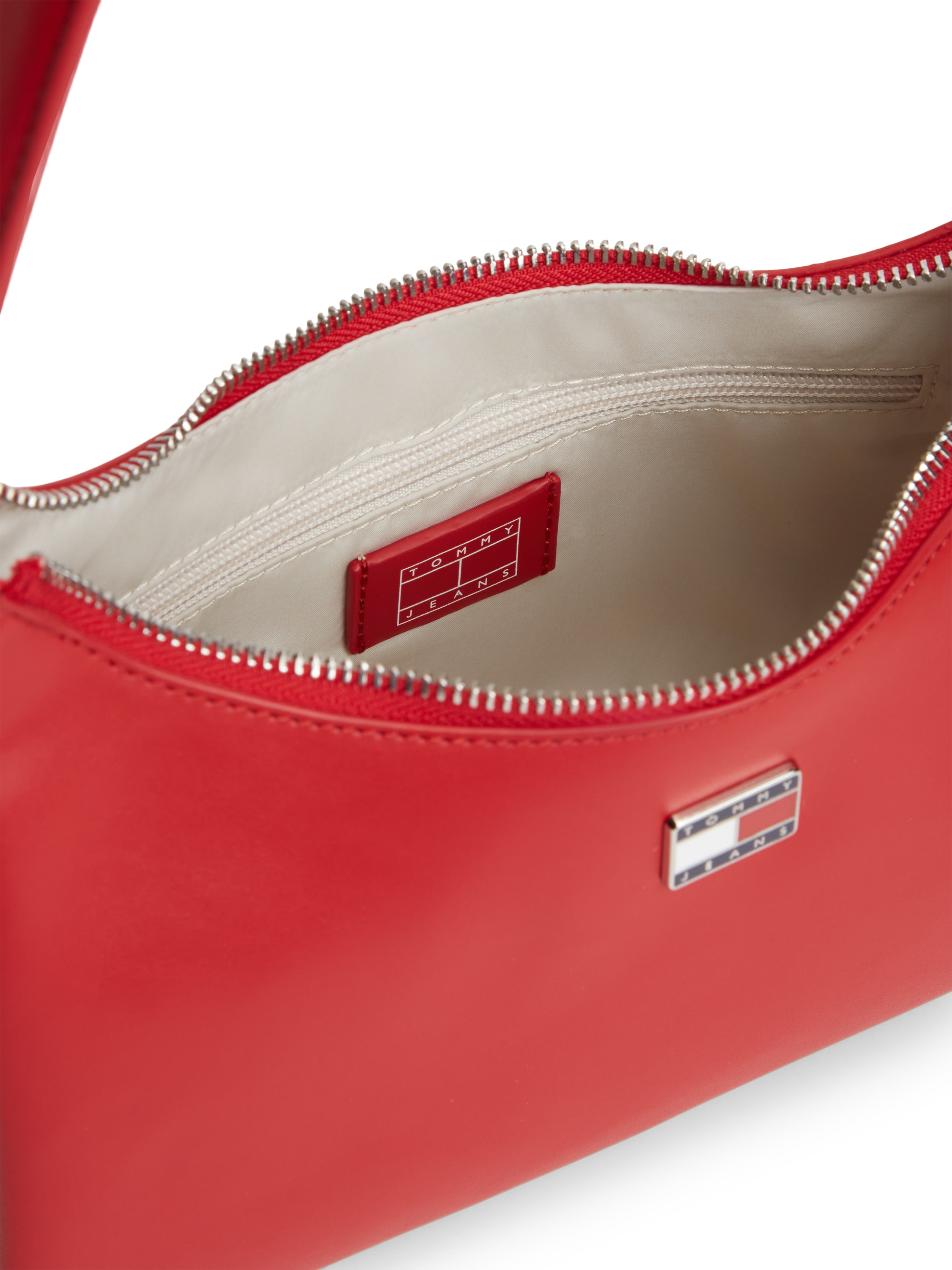 Tommy Jeans Schultertasche »TJW CITY CHARM SHOULDER BAG« Damen Schultertasche, Henkeltasche mit farbigem Schmuckelement