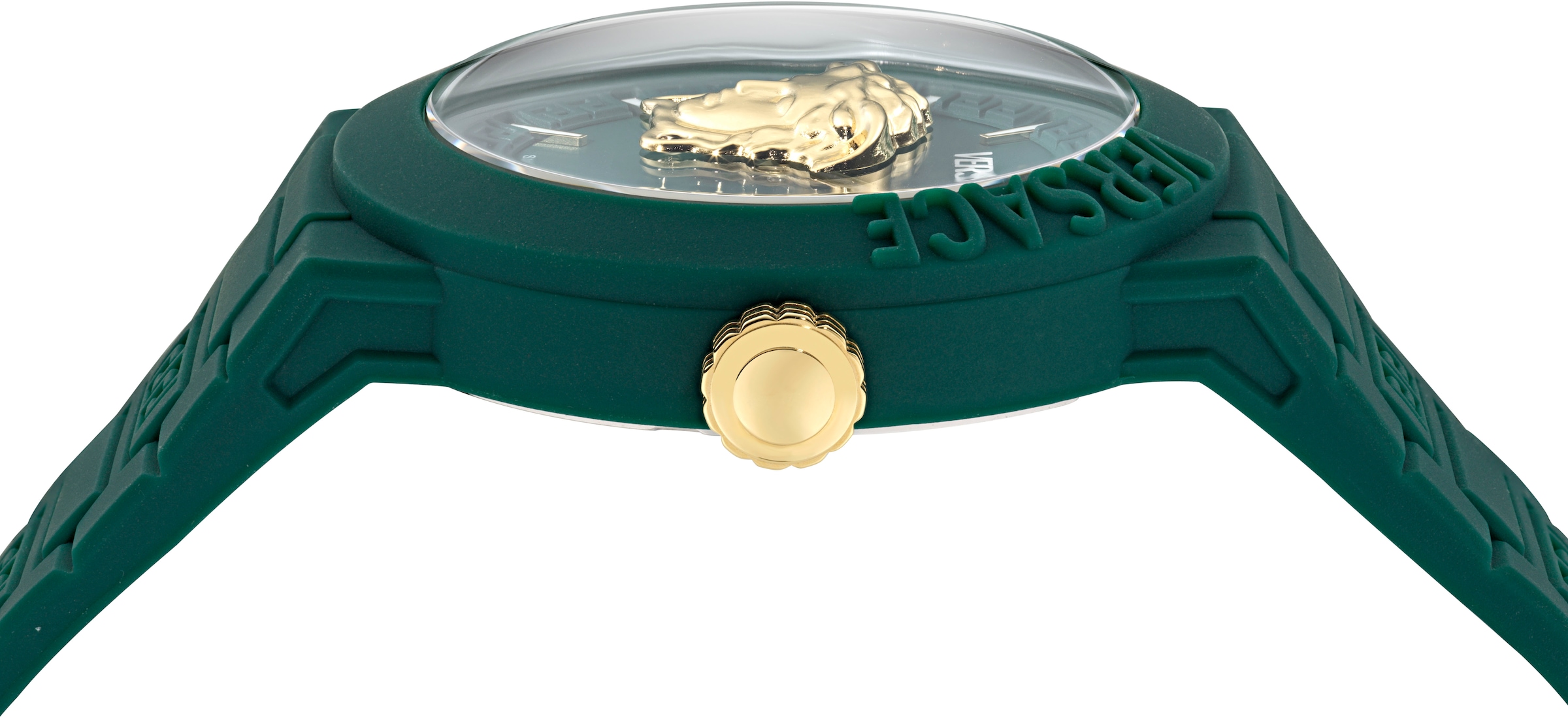 Versace Quarzuhr »V-POP GENTS« Armbanduhr, Herrenuhr, Swiss Made, Silikonarmband, analog, Saphirglas