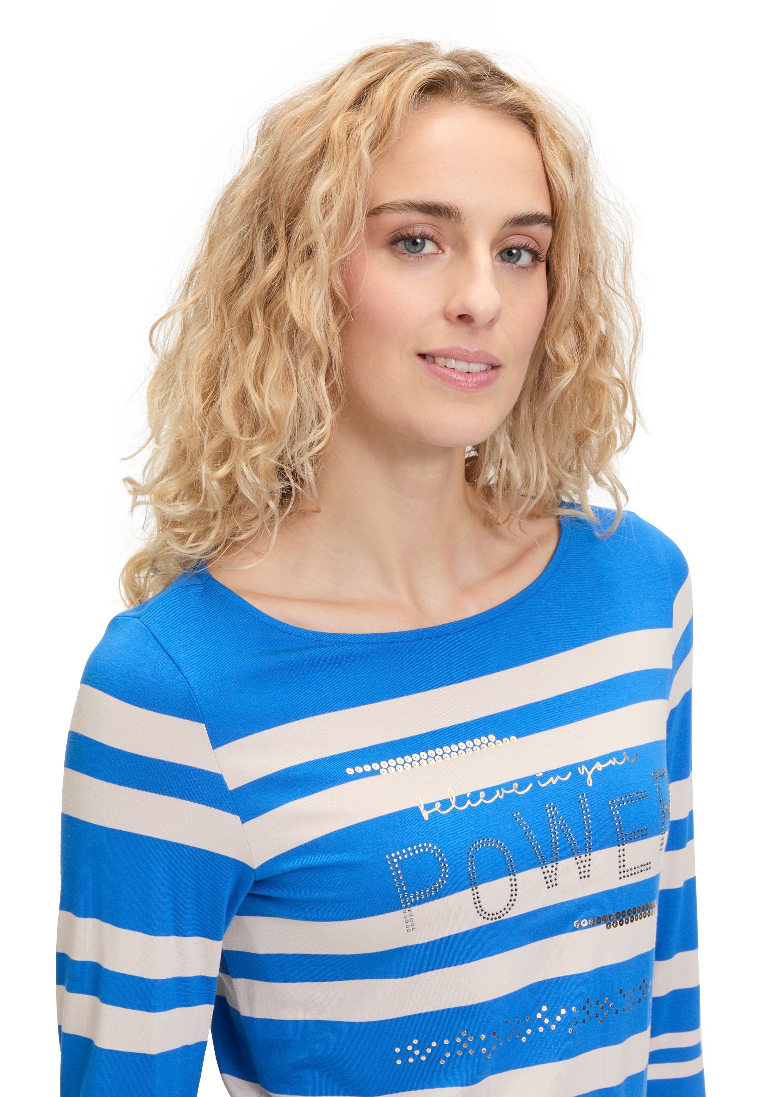 Betty Barclay 3/4-Arm-Shirt »Basic Shirt mit Strass«