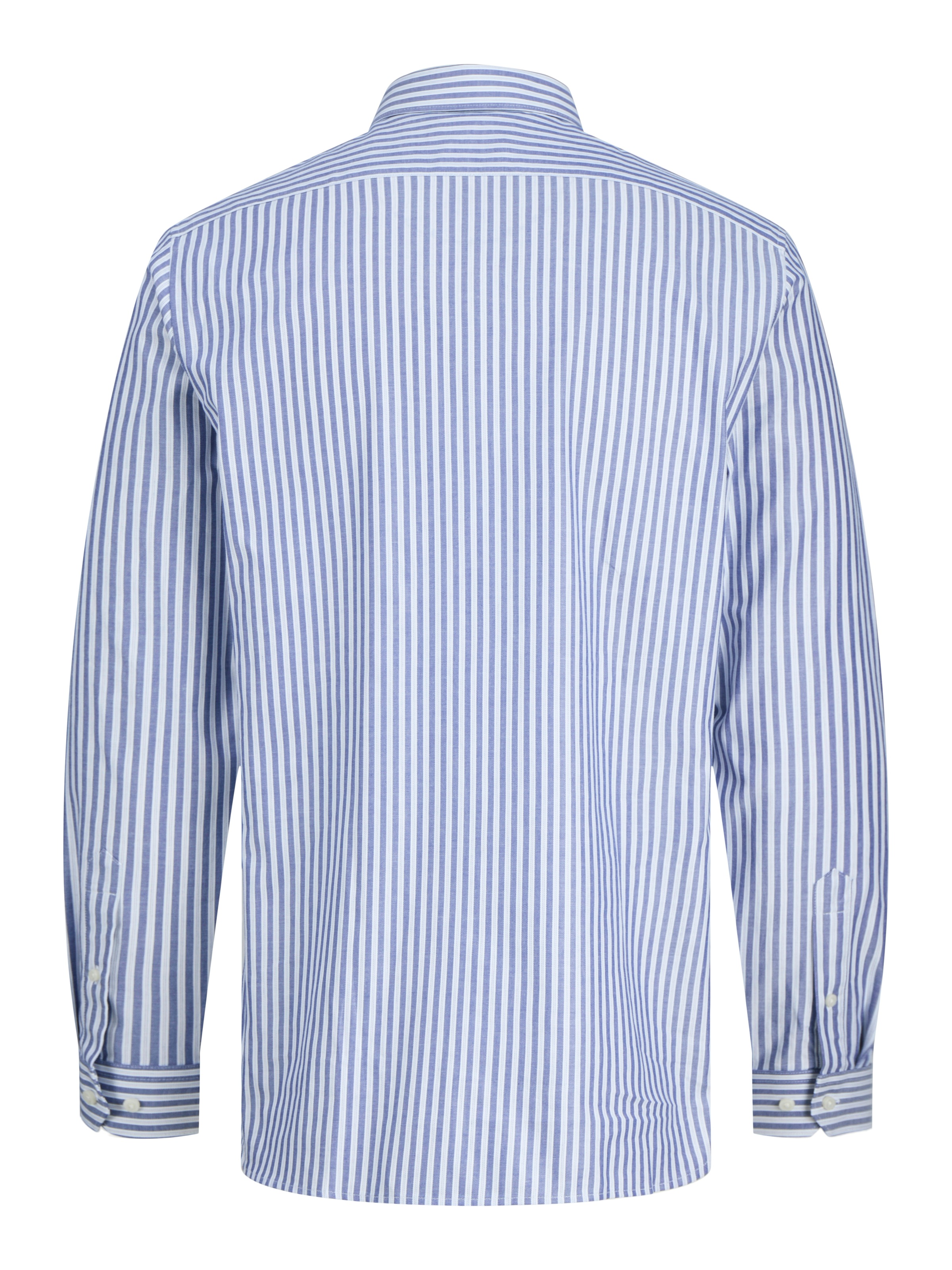 Jack & Jones Langarmhemd »JPRBLAPARKER Slim Fit Hemd, atmungsaktiv, ideal für den Alltag« unifarben, modisch, slim fit, Baumwolle, Hemdkragen