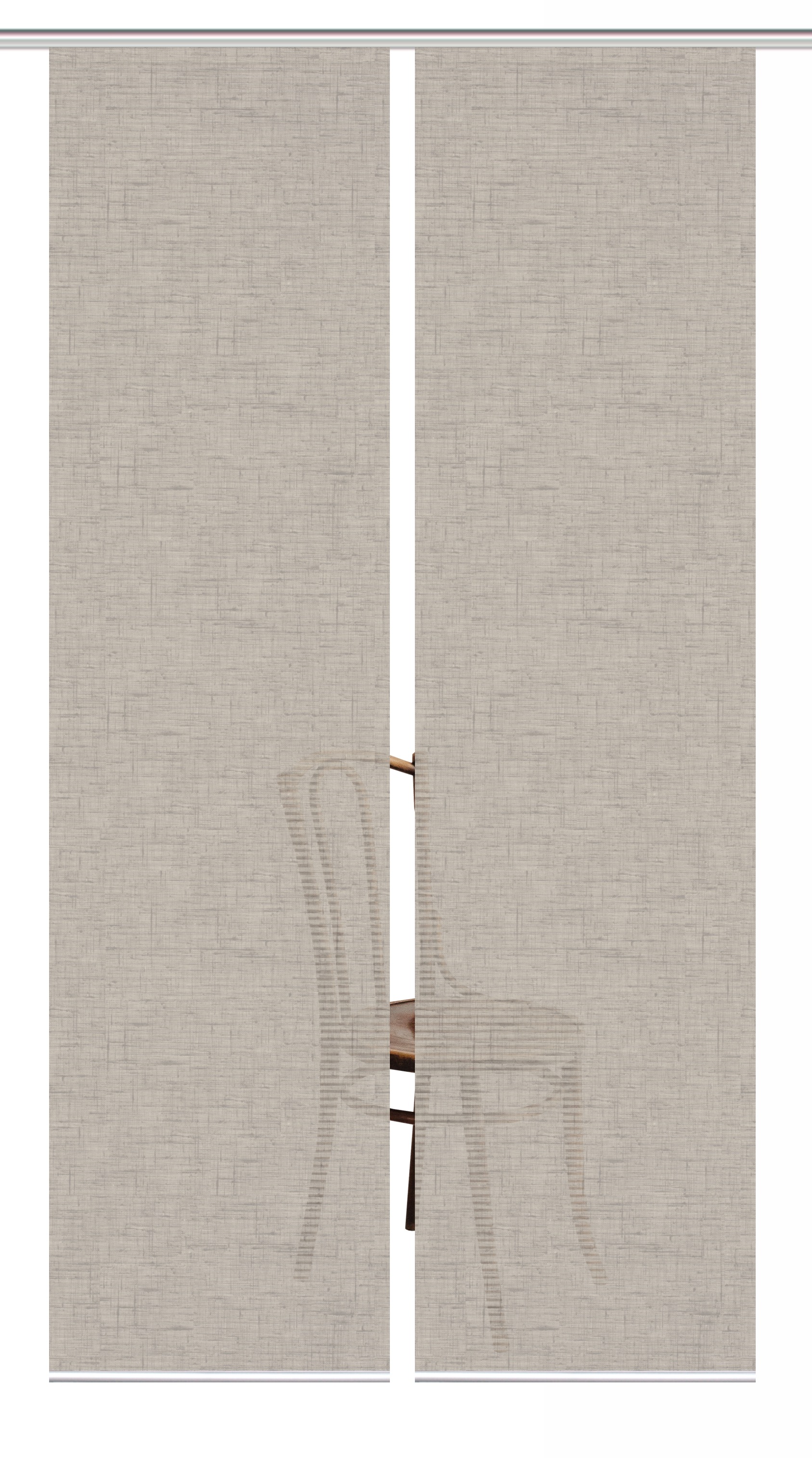 HOME in green Schiebegardine »ESTRA« Paneelwagen 2 Stk. tlg. SET DIGITALDRUCK,BAMBUSOPTIK RECYCELT