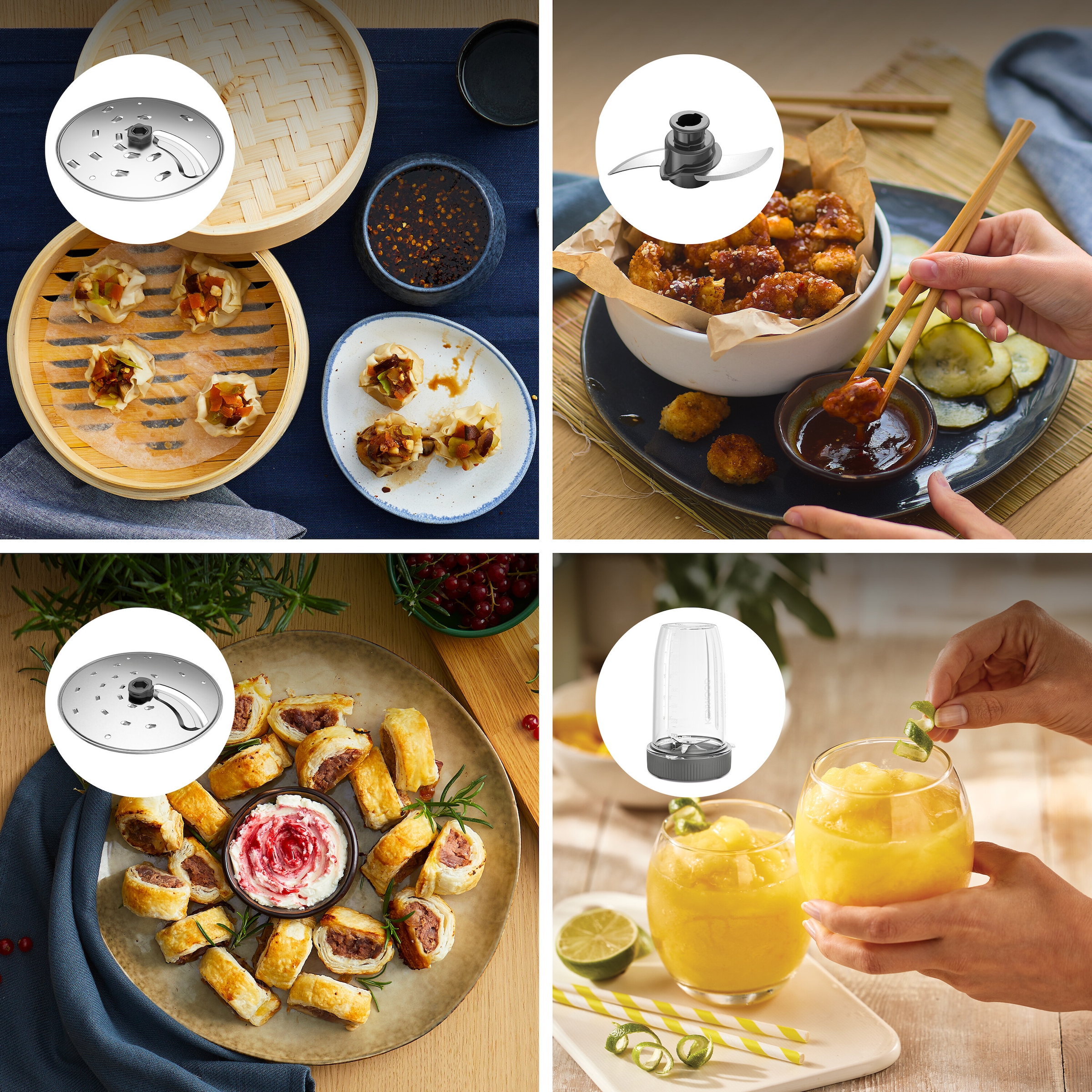 Kenwood Küchenmaschine »MultiPro Go FDP23.380GY« Für Smoothies, zum Schneiden, Reiben, Pürieren und  Teig Kneten