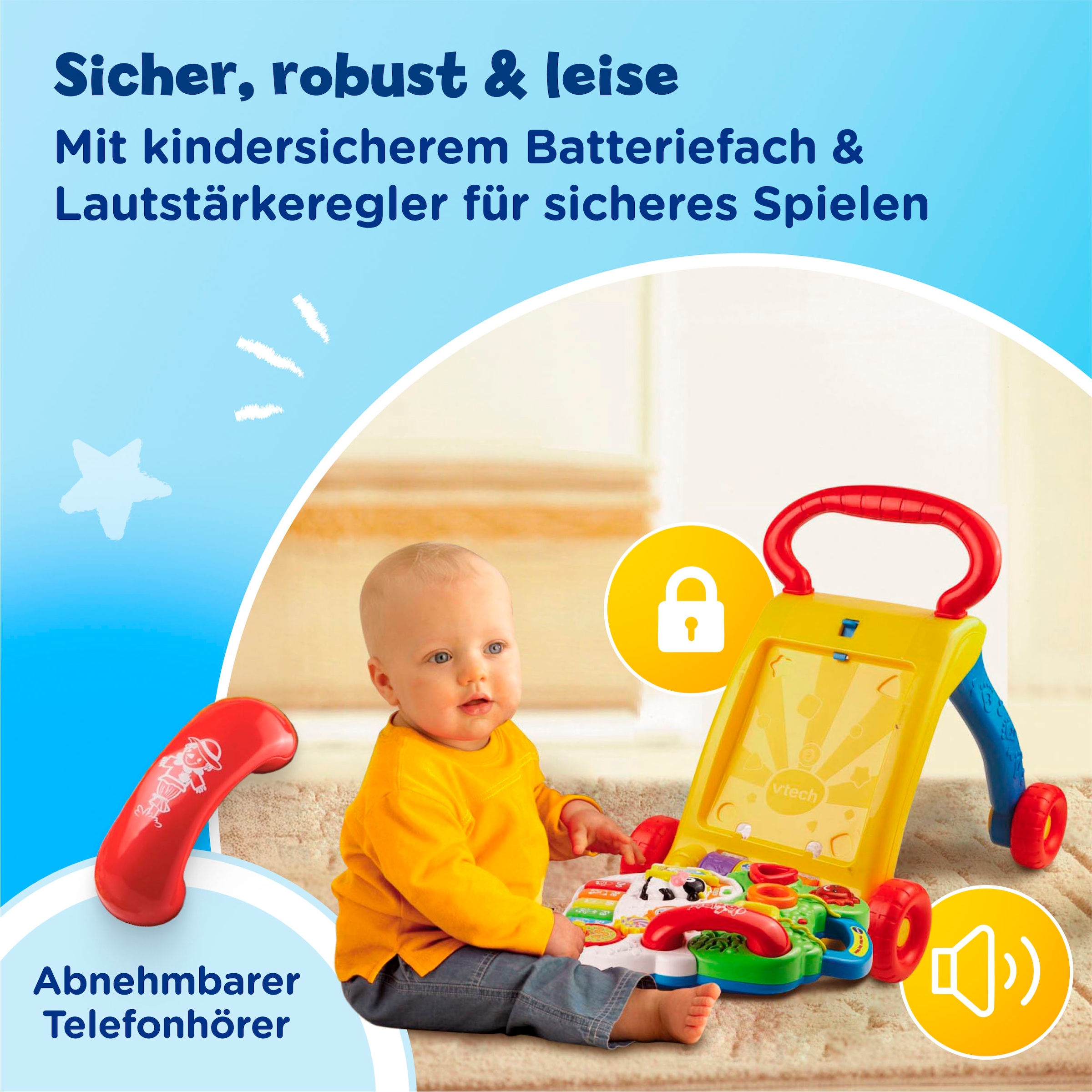 Vtech® Lauflernwagen »VTechBaby, Spiel-und Laufwagen - Special Edition« mit 11 Kindermelodien