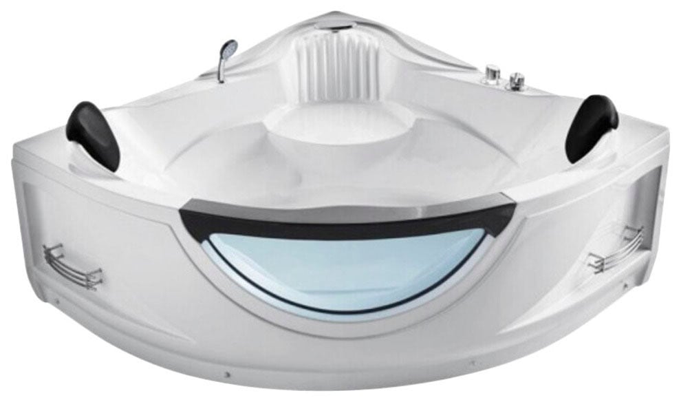 Sanotechnik Eckwanne »Jamaica« Höhe 68 cm Handtuchhalterung 150x150x68 cm