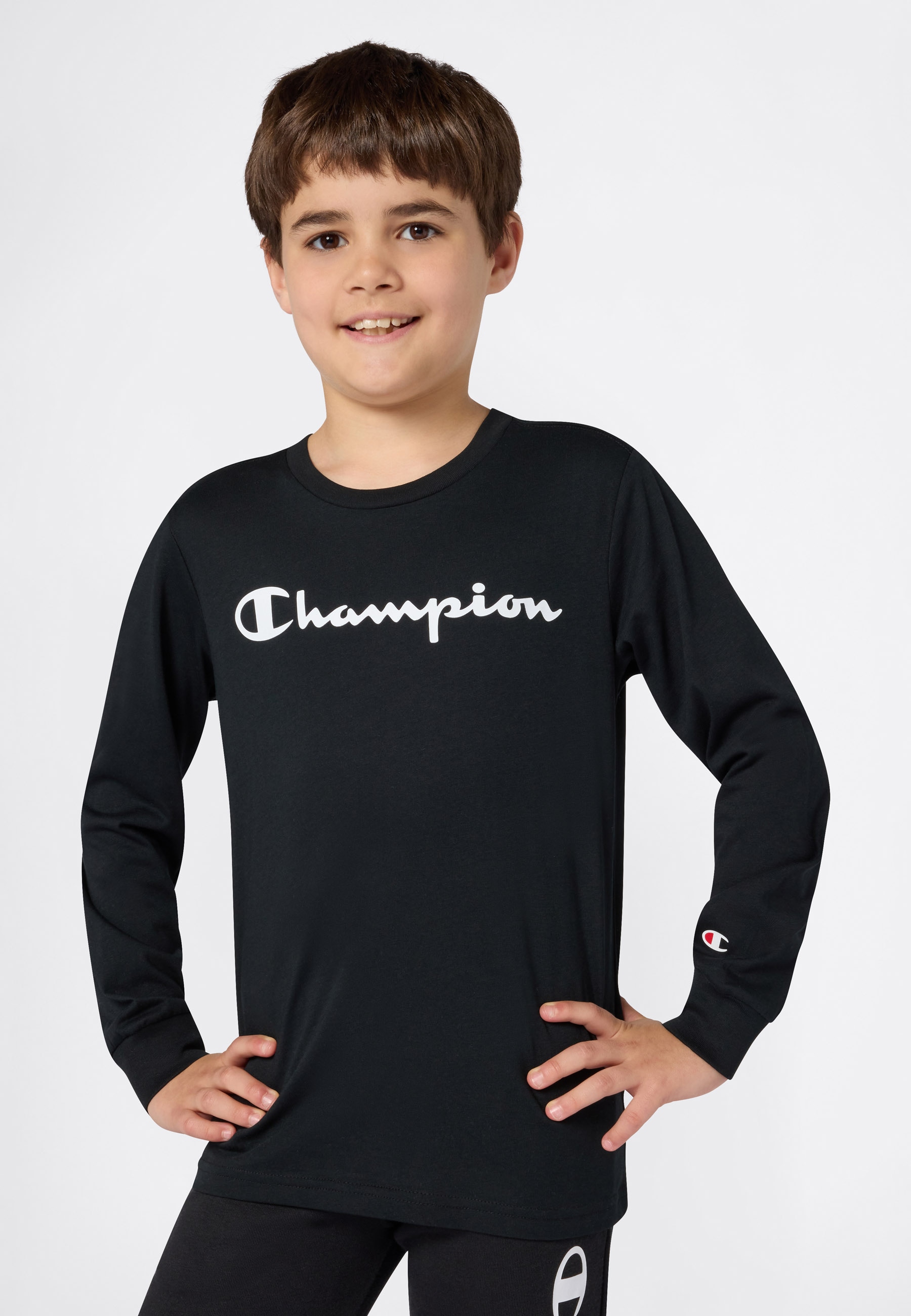 Champion Langarmshirt »SPORTWEAR LONG SLEEVE Standard Fit« 1 Stk. sportlicher Stil, Langarm, ohne Verschluss, für Kinder