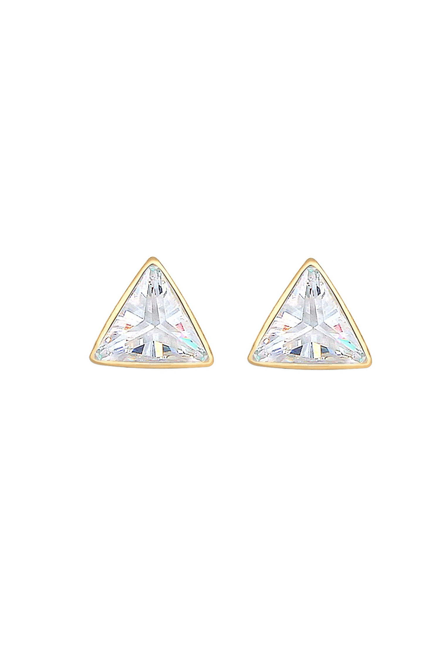 Elli Paar Ohrstecker »Ohrringe Stecker Dreieck Triangle Geo Zirkonia 925 Silber«