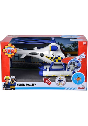 Spielzeug-Hubschrauber »Feuerwehrmann Sam, Polizei Wallaby«, mit Licht- und Soundeffekten