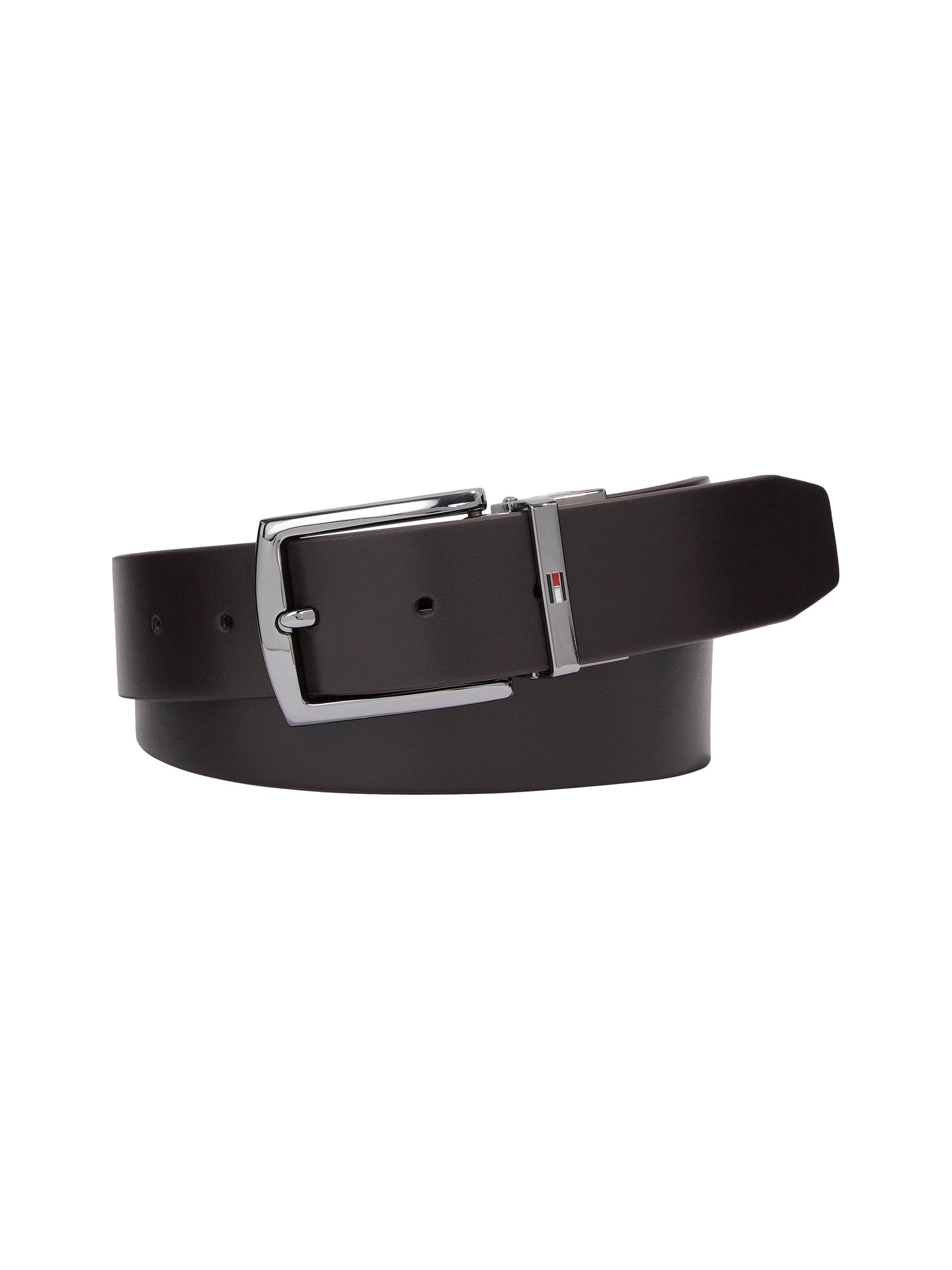 Tommy Hilfiger Ledergürtel »Denton Rev. 3.5 cm«, mit Logoprägung