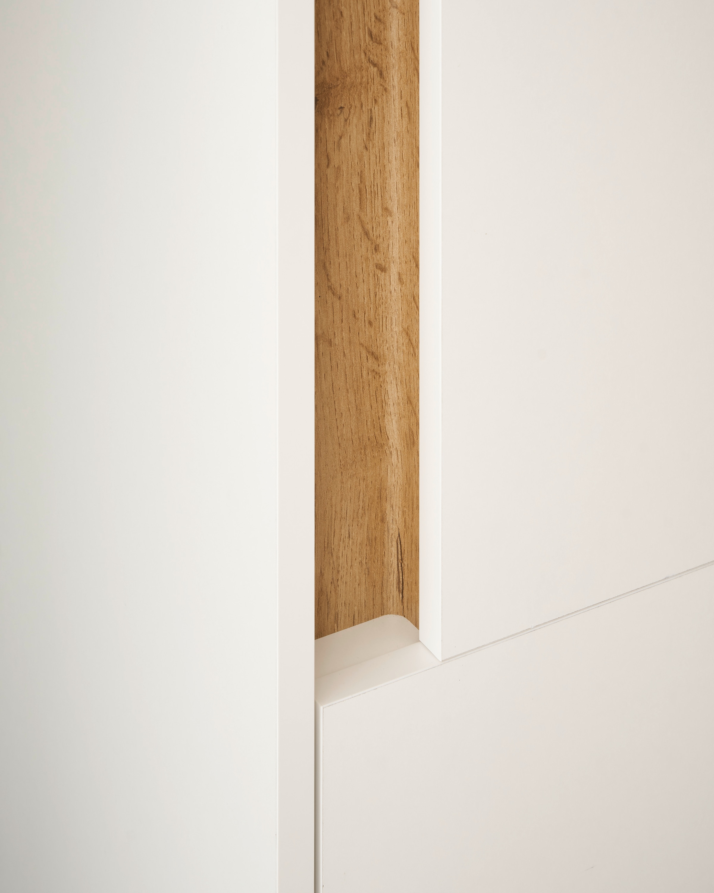 INOSIGN Midischrank »CITY/GIRON, Badschrank mit Griffmulde, Hochschrank in zeitlosem Design«, in den Farben Weiß und Anthrazit verfügbar, viel Stauraum