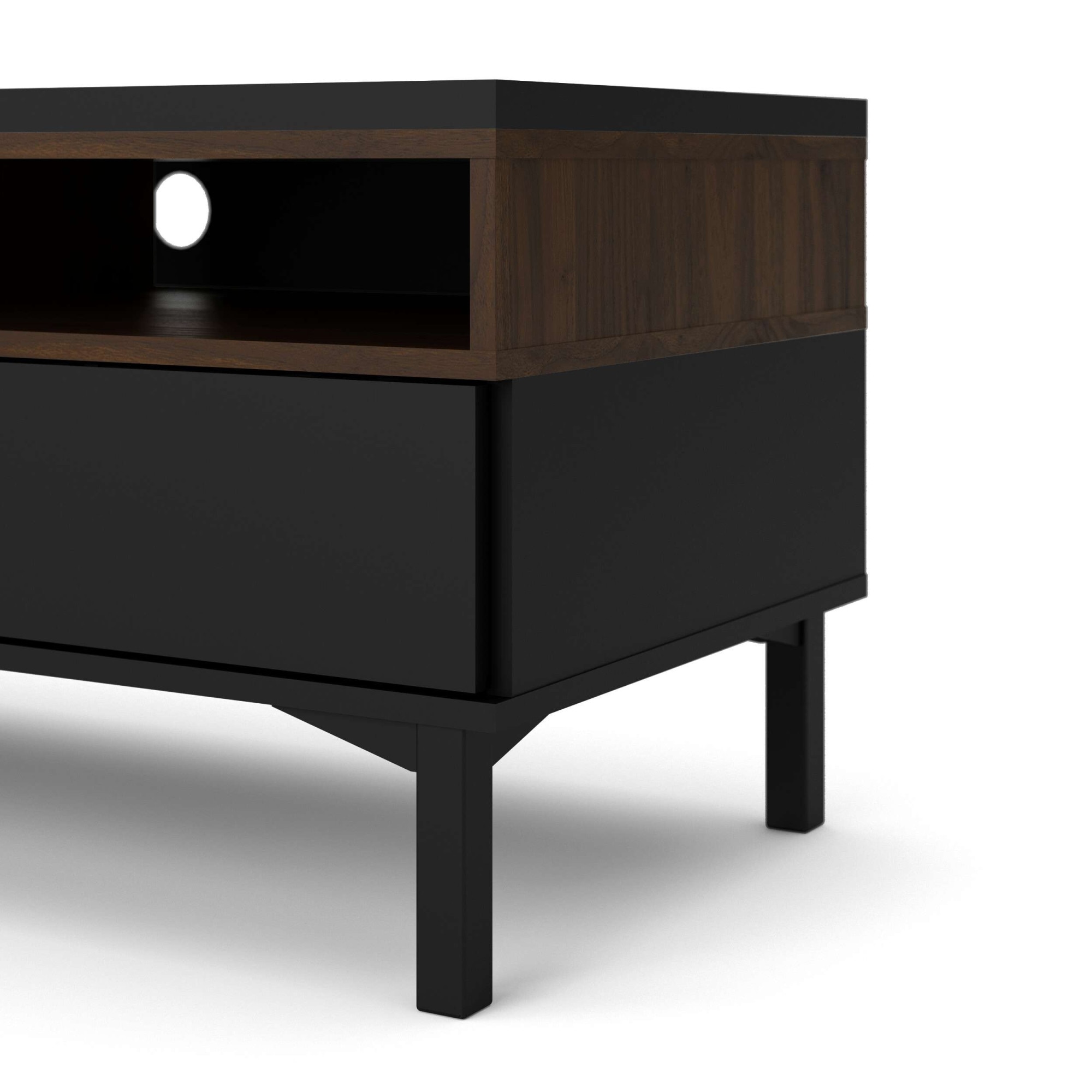 INOSIGN TV-Board »Roomers TV-Board, TV-Möbel, TV-Unit, Media-Möbel, Sideboard«, Breite/Höhe 156/48 cm, 2 offene Fächer mit Rahmen-Optik, Kabelführung