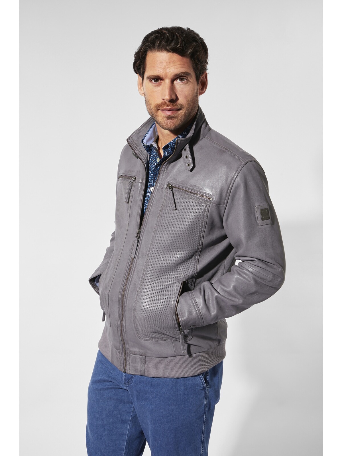 Babista Lederjacke »Lederjacke CORIETTA«, (1 St.), mit sieben praktischen Taschen