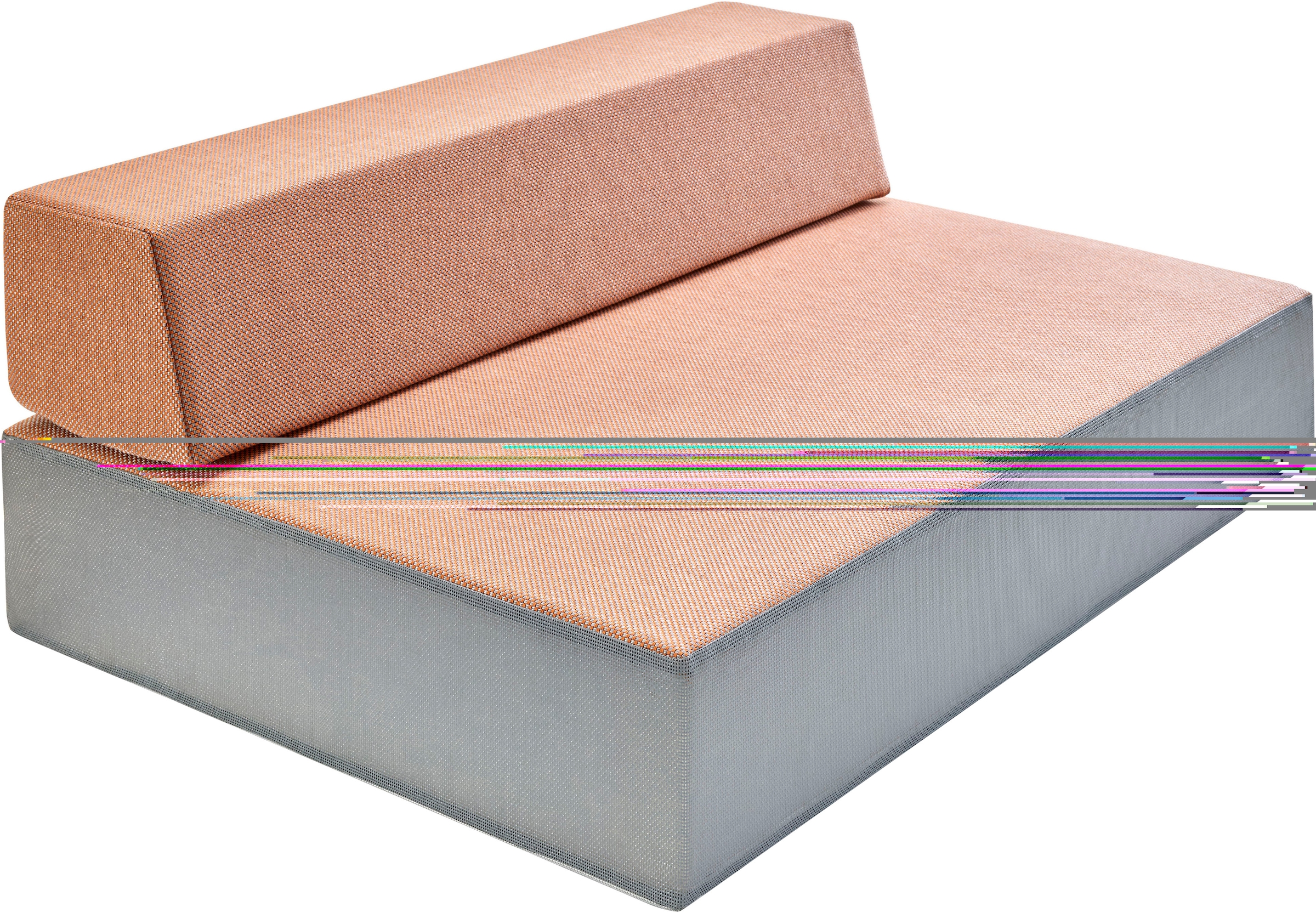 Hipp-Hopp - das Hüpfpolster Rückenkissen »Rückenpolster S Gerade Lounge Outdoor« Made in Germany