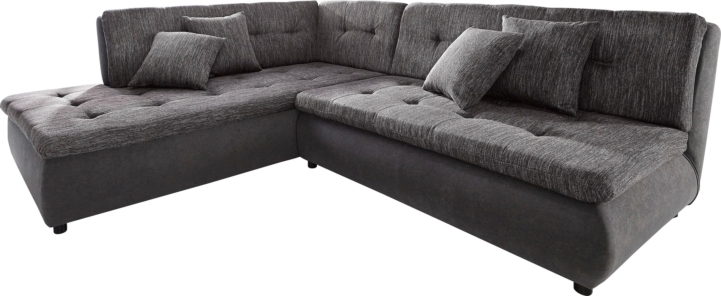 Trends by HG Ecksofa »Pool L-Form«, wahlweise mit Bettfunktion, frei im Raum stellbar