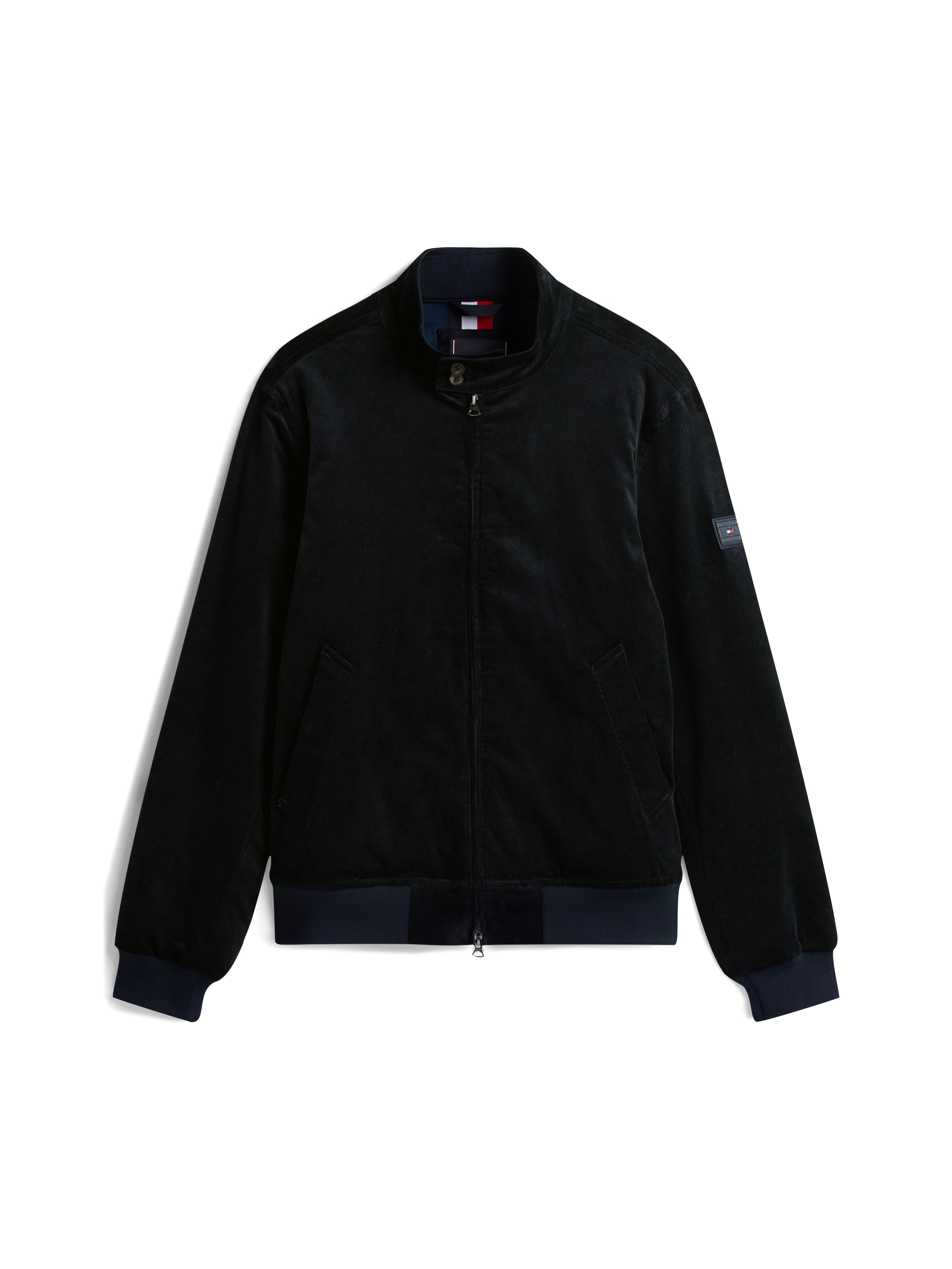 Tommy Hilfiger Cordjacke »CORD HARRINGTON JACKET« ohne Kapuze Freizeitjacke, Übergangsjacke