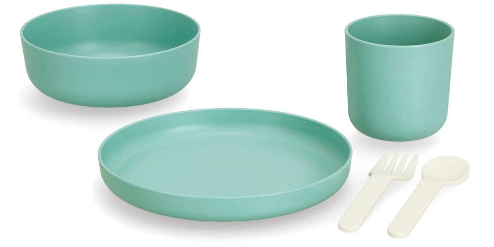 Zeller Present Kindergeschirr-Set, (Set, 5 tlg., 5-tlg.), (je 1 Teller, Schüssel, Tasse, Gabel, Löffel)