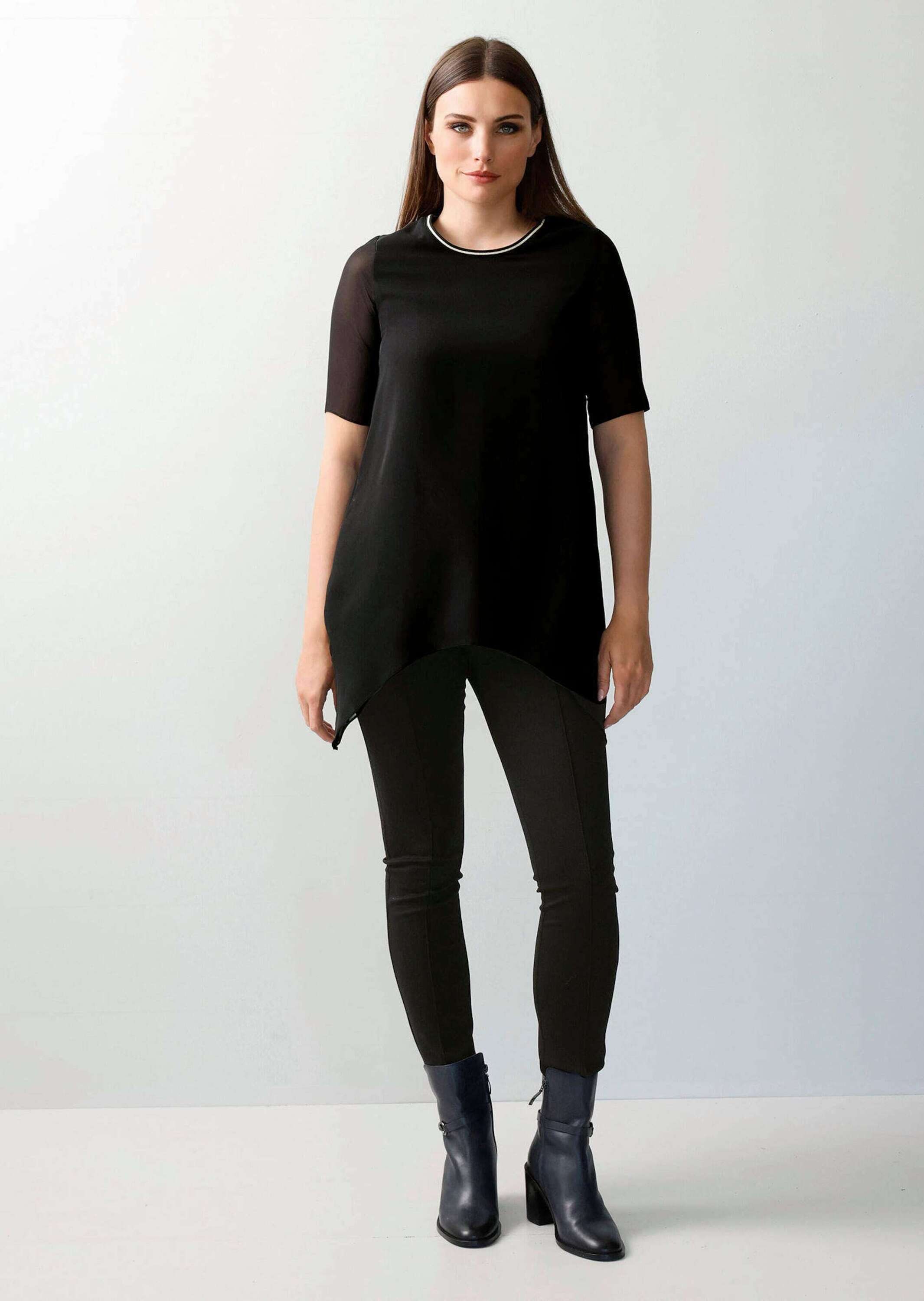 Alba Moda Kurzarmshirt »Longshirt Longshirt«
