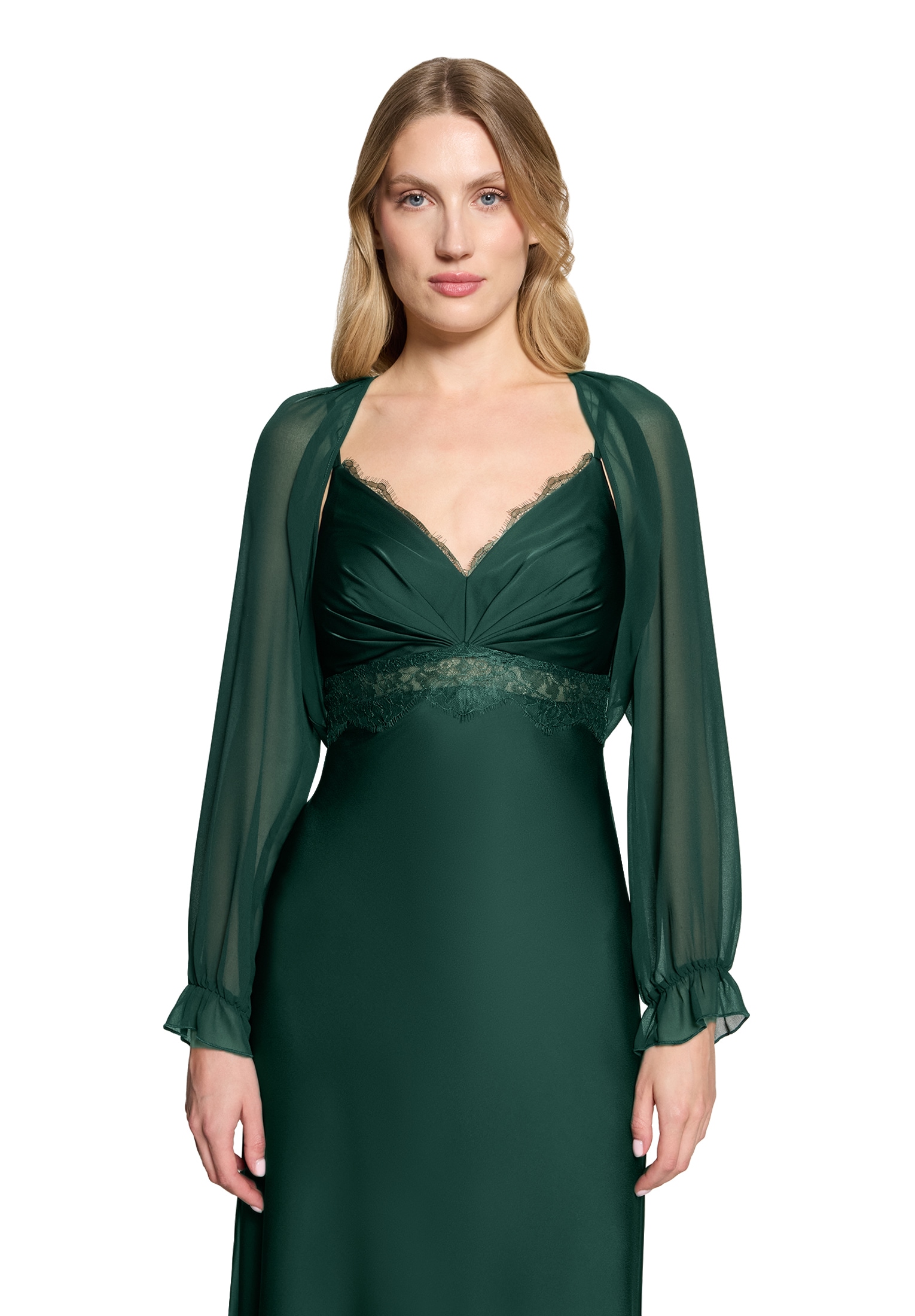 Vera Mont Bolerojacke »Bolero-Jacke mit gekräuseltem Ausschnitt«