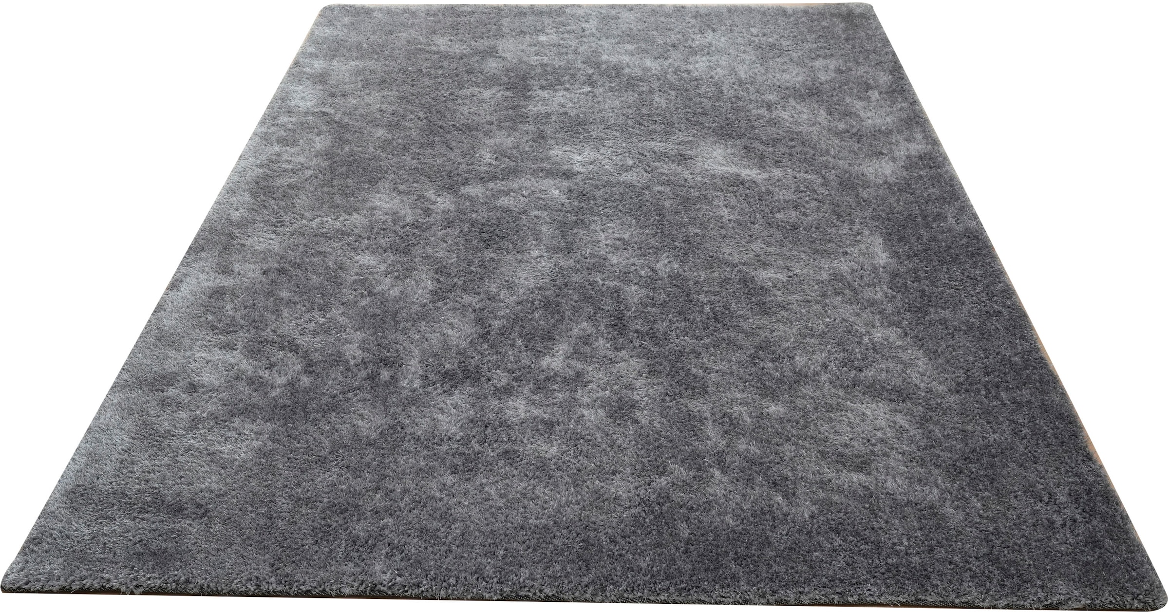 my home Hochflor-Teppich »Dana light, besonders weich, Mikrofaser Teppiche«, rechteckig, 25 mm Höhe, uni, leichter Glanz, Wohnzimmer, Schlafzimmer, Esszimmer